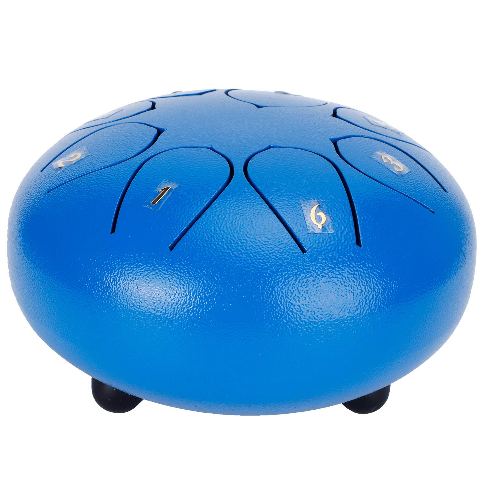 Tongue Drum, 6in Elegant Ethereal Durable Musical Instrument, for Performance Relax Home School(Blue)