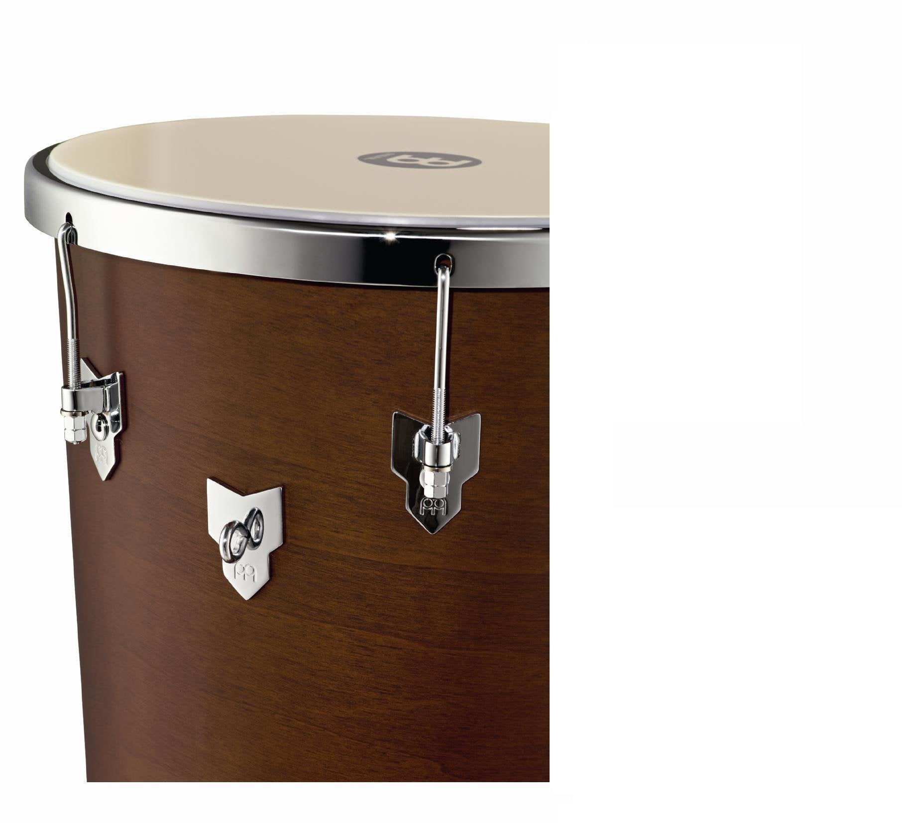Meinl Percussion Tim1428Ab M Wood Timba With 14 Inch Synthetic Head, African Brown, 28 Inch Tall