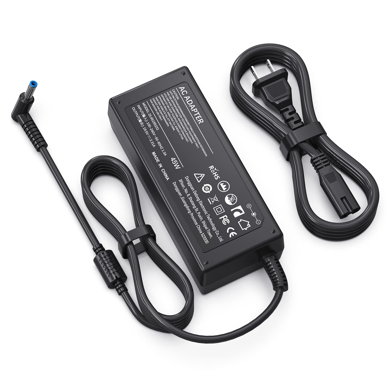 45 Watt Laptop Charger For Hp Charging Power Cord 213349 109 R 41013323 Hp Is 13252 Model 15 15 Ba009Dx Spectre Pavilion Stream