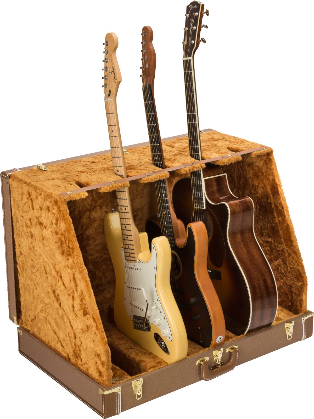 Fender Classic Series Case Stand, 5 Guitar, Brown