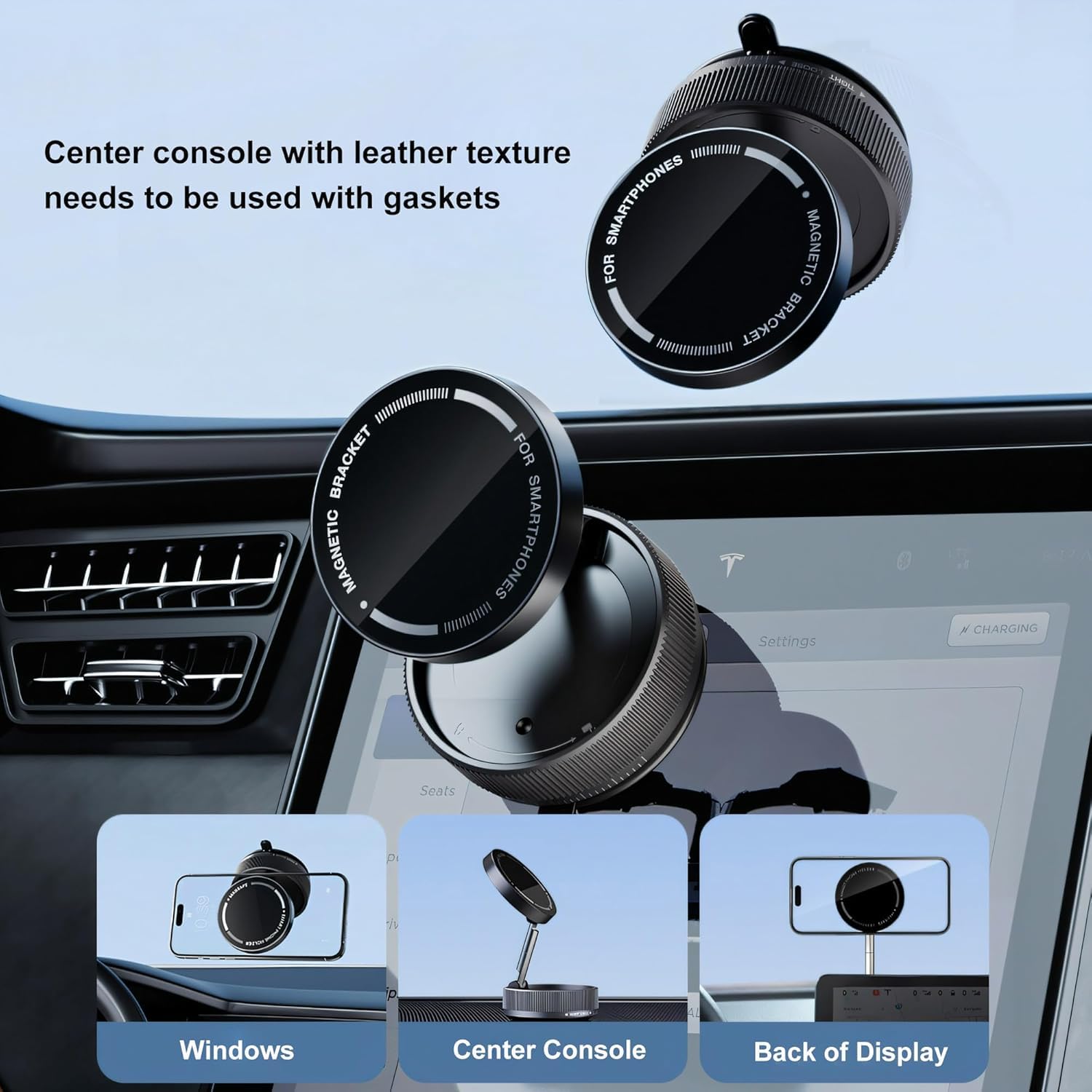 Psycat Suction Cup Phone Mount, Vacuum Magnetic Car Phone Holder Stand For Car, Vacuum Magnetic Cell Phone Holder Stand Suction