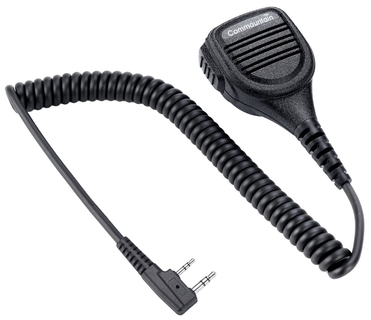 Commountain Heavy Speaker Mic Compatible For Baofeng Radios Bf F8Hp Uv 82Hp Uv 5R Uv82 Uv82C Uv5R5 Uv5Ra Uv5Re Uv5X3 And Kenwood Btech Retevis Samcom Radios, Walkie Talkie Microphone