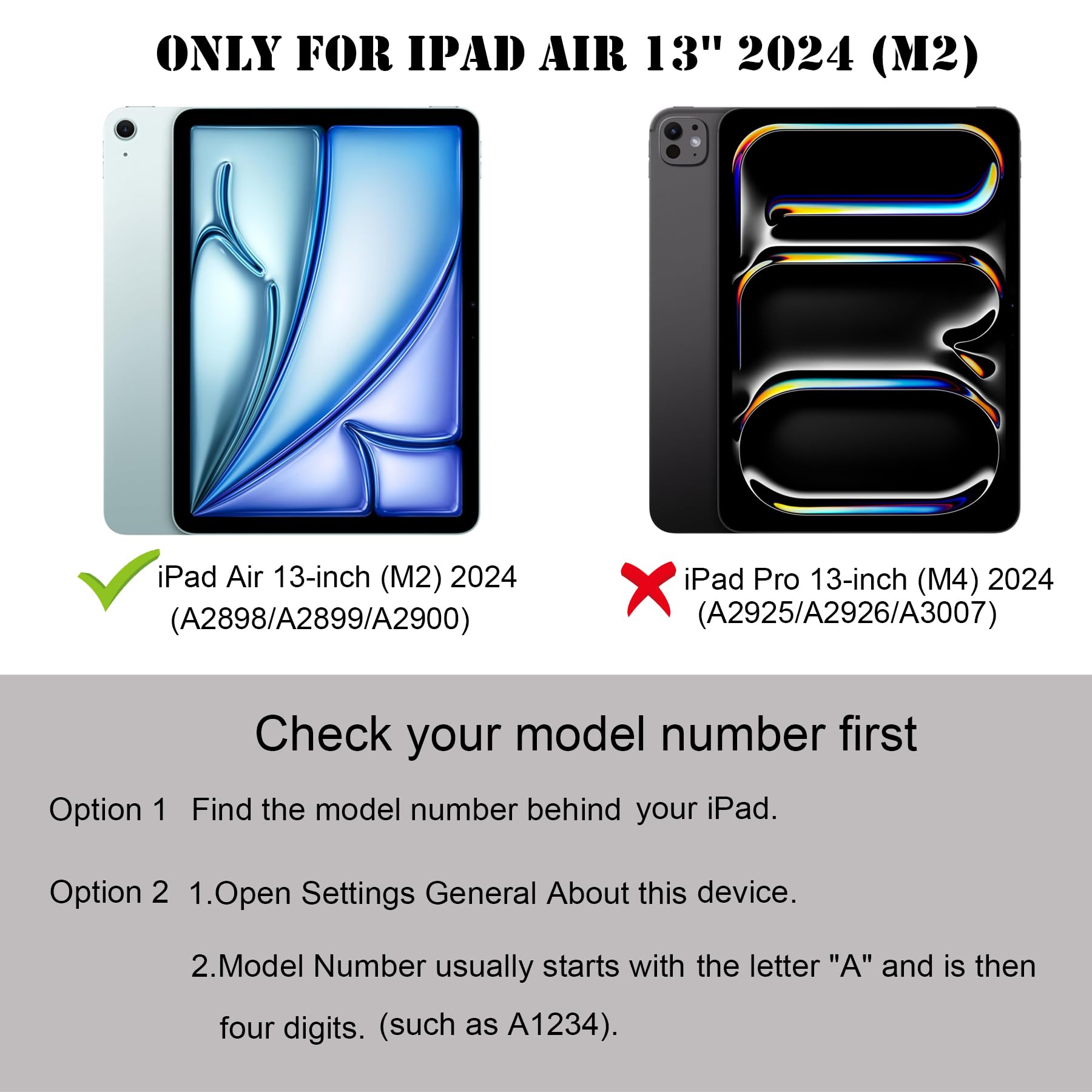 Ccmao Case For New Ipad Air 13 Inch Case M2 2024, Ipad Air 13 Inch Case With Kickstand And Pencil Holder, Stylish Hybrid Three L