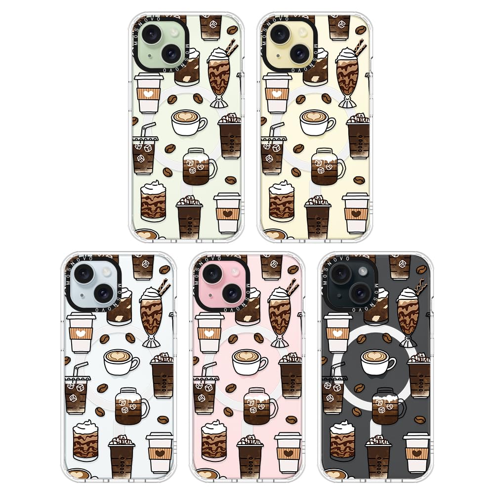 Mosnovo Compatible With Magsafe Designed For Iphone 15 Case, [Buffertech 6.6 Ft Drop Impact] Shockproof Tpu Protective Bumper Wi