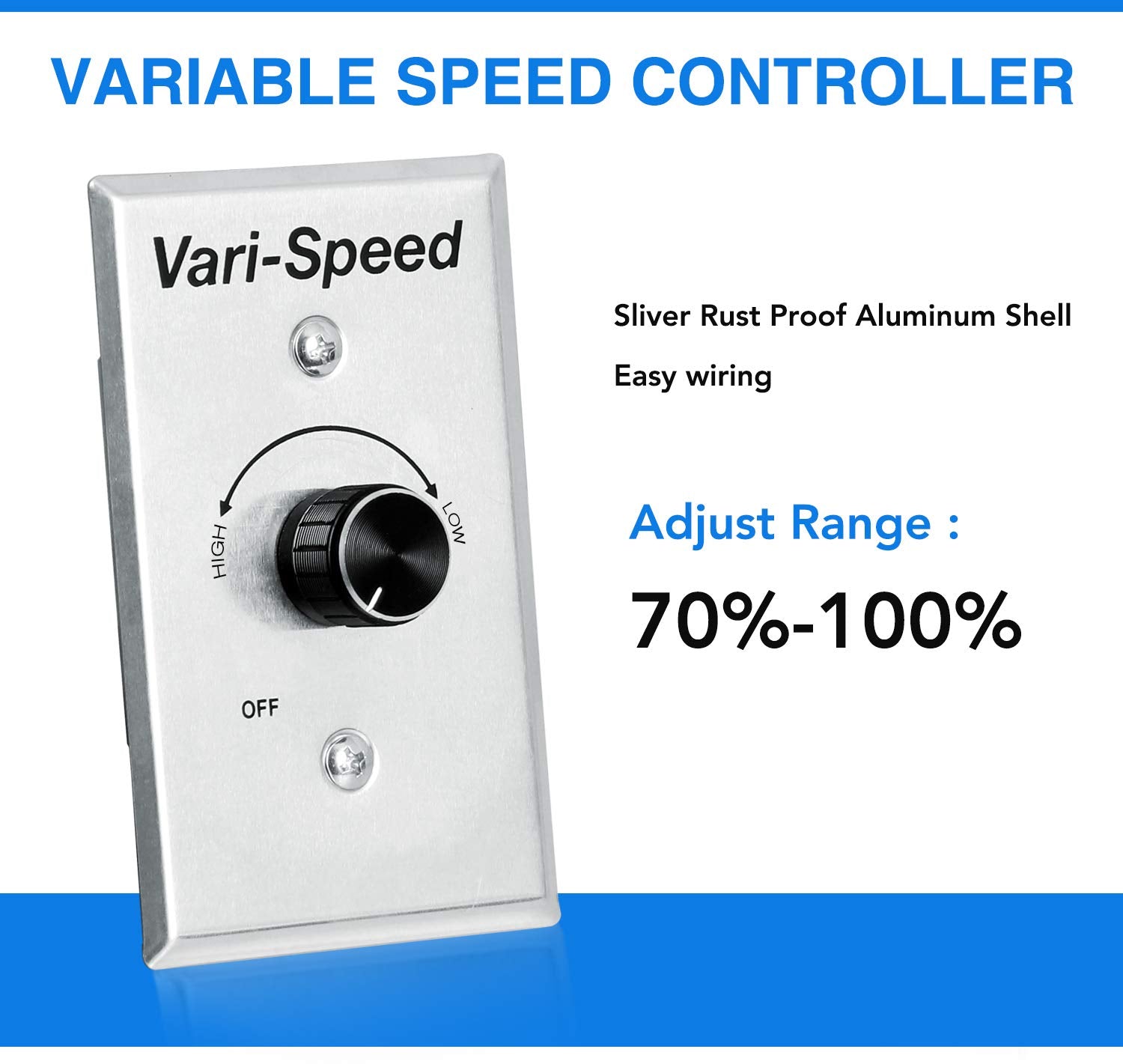 Ken Brown 20 Inch Shutter Exhaust Fan With 1.65 Meters Power Cord Wall Mounted, High Speed 3500Cfm, Vent Fan For Garages And Sho