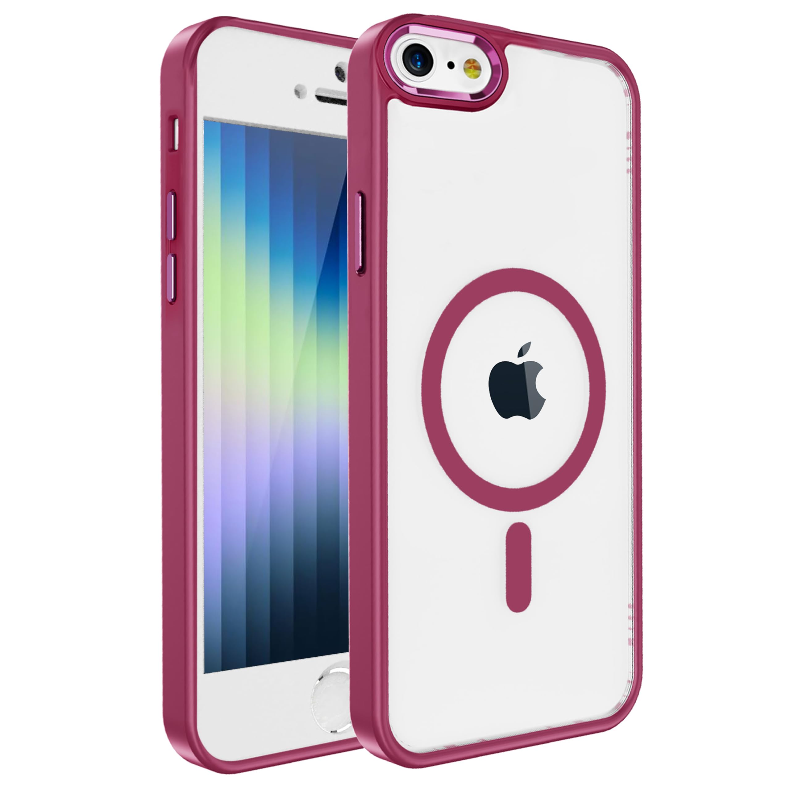 Pinlisheng Magnetic For Iphone Se Case 2022/2020,Iphone 8/7 Case,Compatible With Magsafe,Military Grade Drop Tested, Shockproof