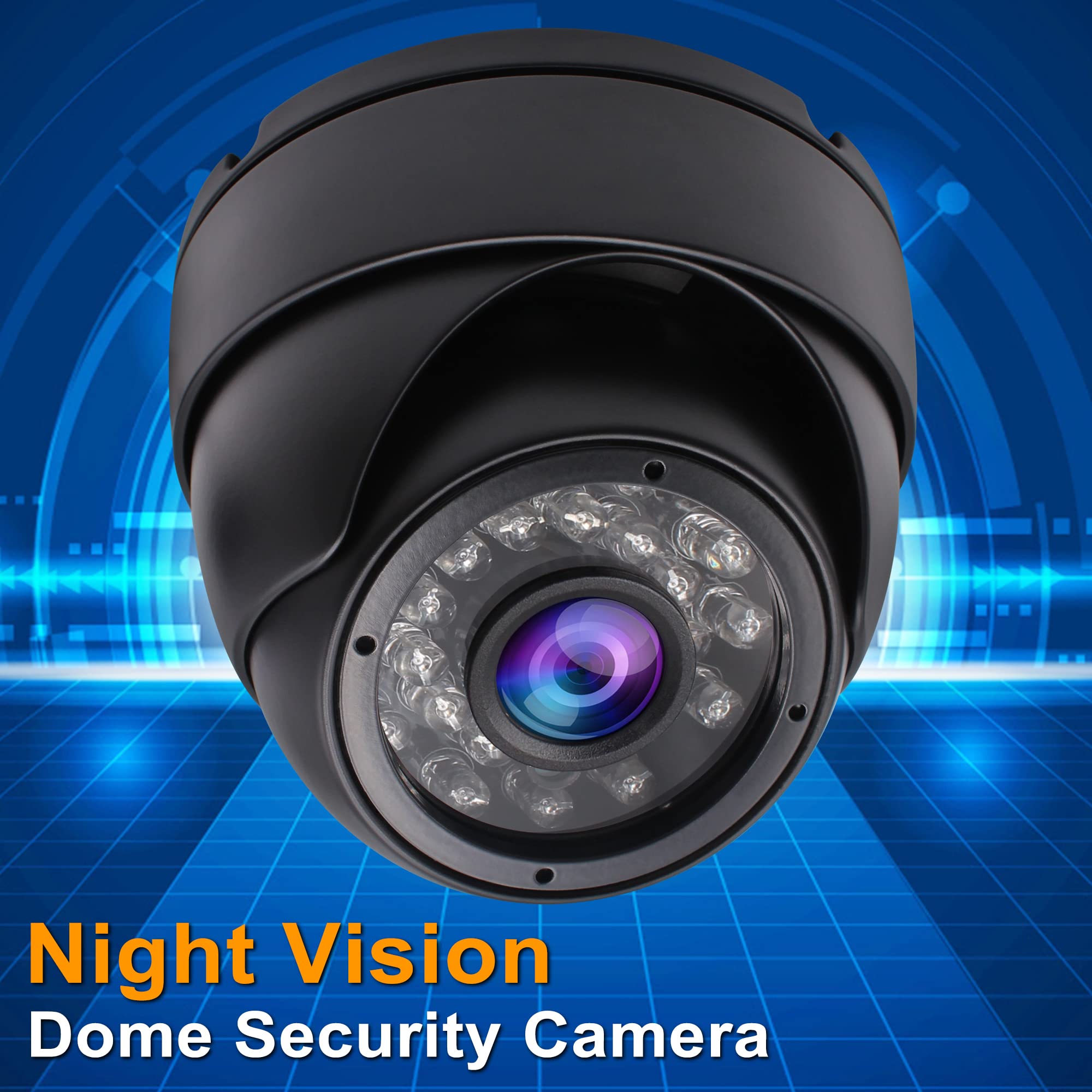 Hotpet 1 Megapixel Usb Security Camera Webcam With Night Vision, 720P Otg Camera For Indoor&Outdoor,Usb With Camera With 24Pcs I