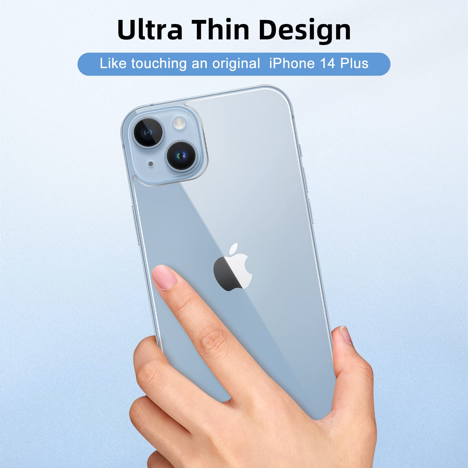 Duolamila [3 Pack] Screen Protector For Iphone 14 Plus,Iphone 14 Plus Camera Protector, Iphone 14 Plus Front And Back Screen Pro