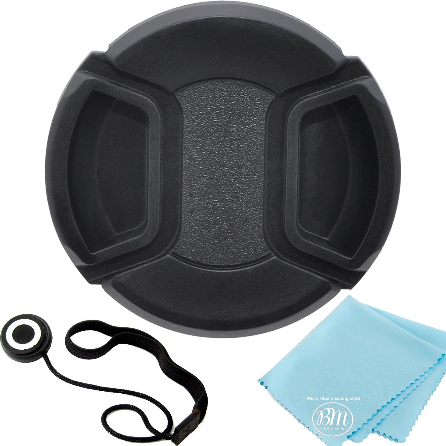 77Mm Snap On Lens Cap For Select Canon, Olympus, Pentax, Sony, Sigma, Tamron Slr Lenses, Digital Cameras And Camcorders + Microf