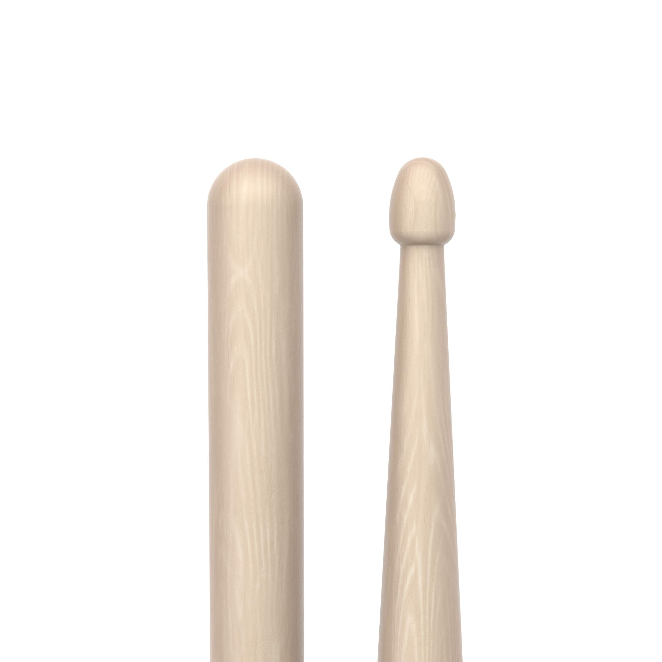 Promark Rebound 5A Raw Hickory Drumsticks, Acorn Wood Tip, One Pair