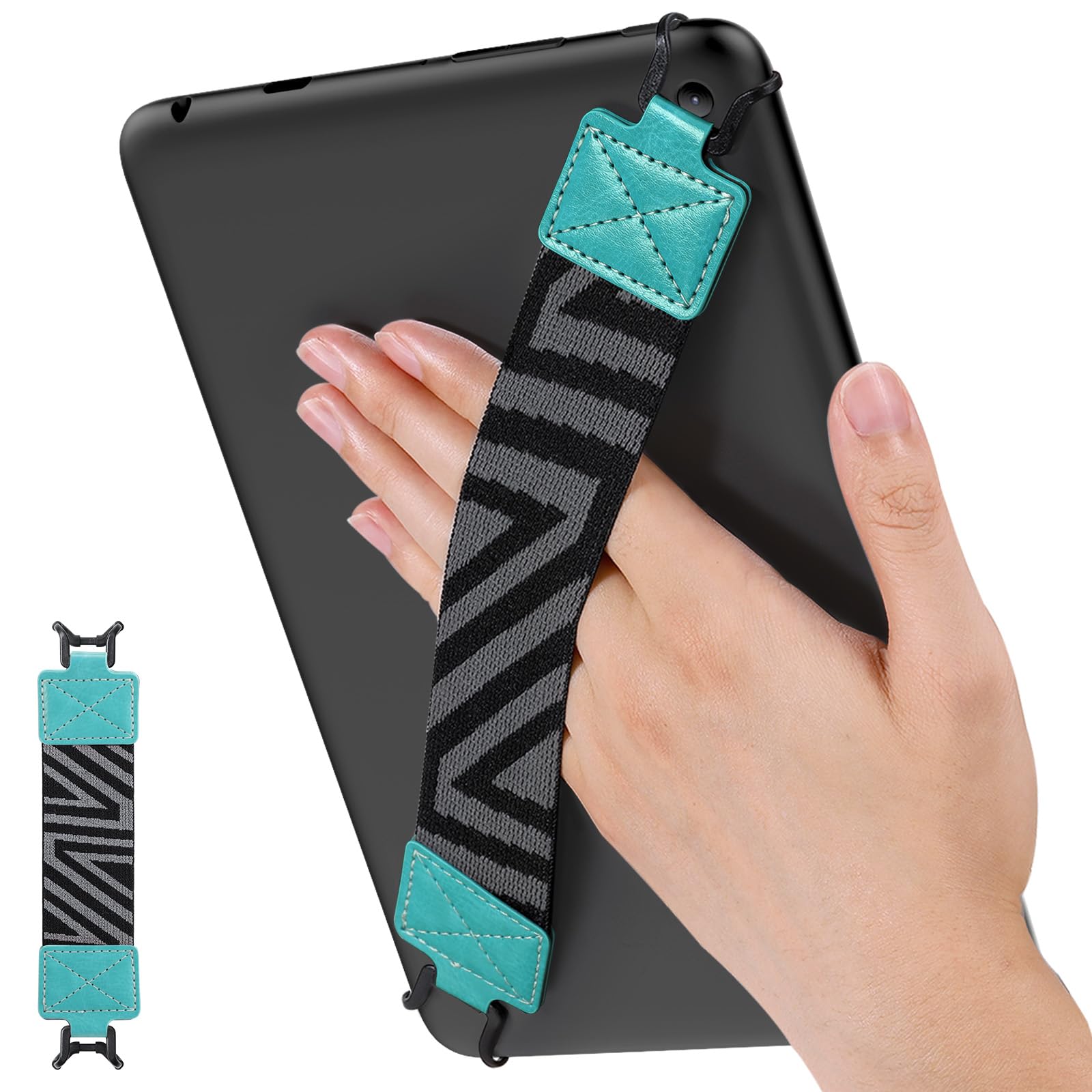 Moko Security Hand Strap For 9 11 Inch Tablet, Ipad/Ipad Pro/Ipad Air/Kindle Fire Hd/Samsung, High Elasticity Versatile Hand Str