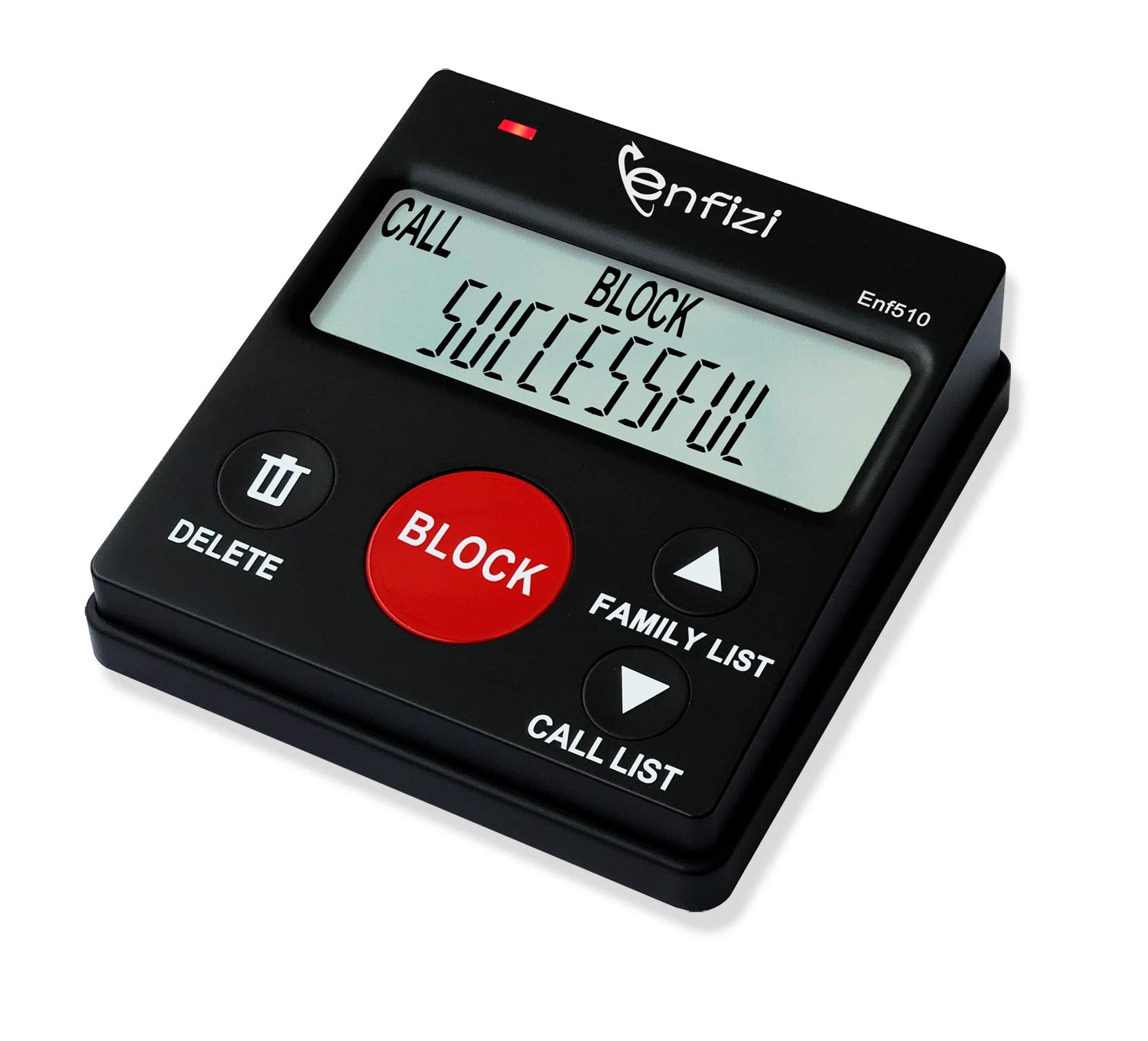 Enf510 Call Blocker For Landline Phones/Answering Machine/Home Cordless Phones, Works With All Analog Telephones, Block Unwanted