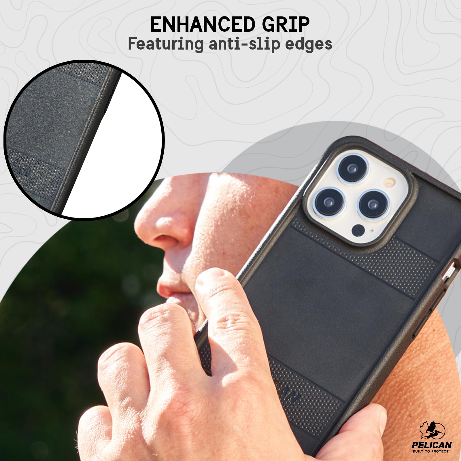 Pelican Protector 6.7'' Apple Iphone 15 Pro Max Case | Compatible With Magsafe | 16Ft Mil Std Drop Protection | Magnetic Chargin