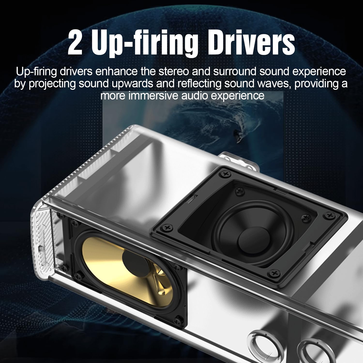 Hiwill Enhanced 5.1.2Ch Dolby Atmos Soundbar, Home Theater Surround Sound System For Tv, Sound Bar For Smart Tv With 6.5'' Subwo