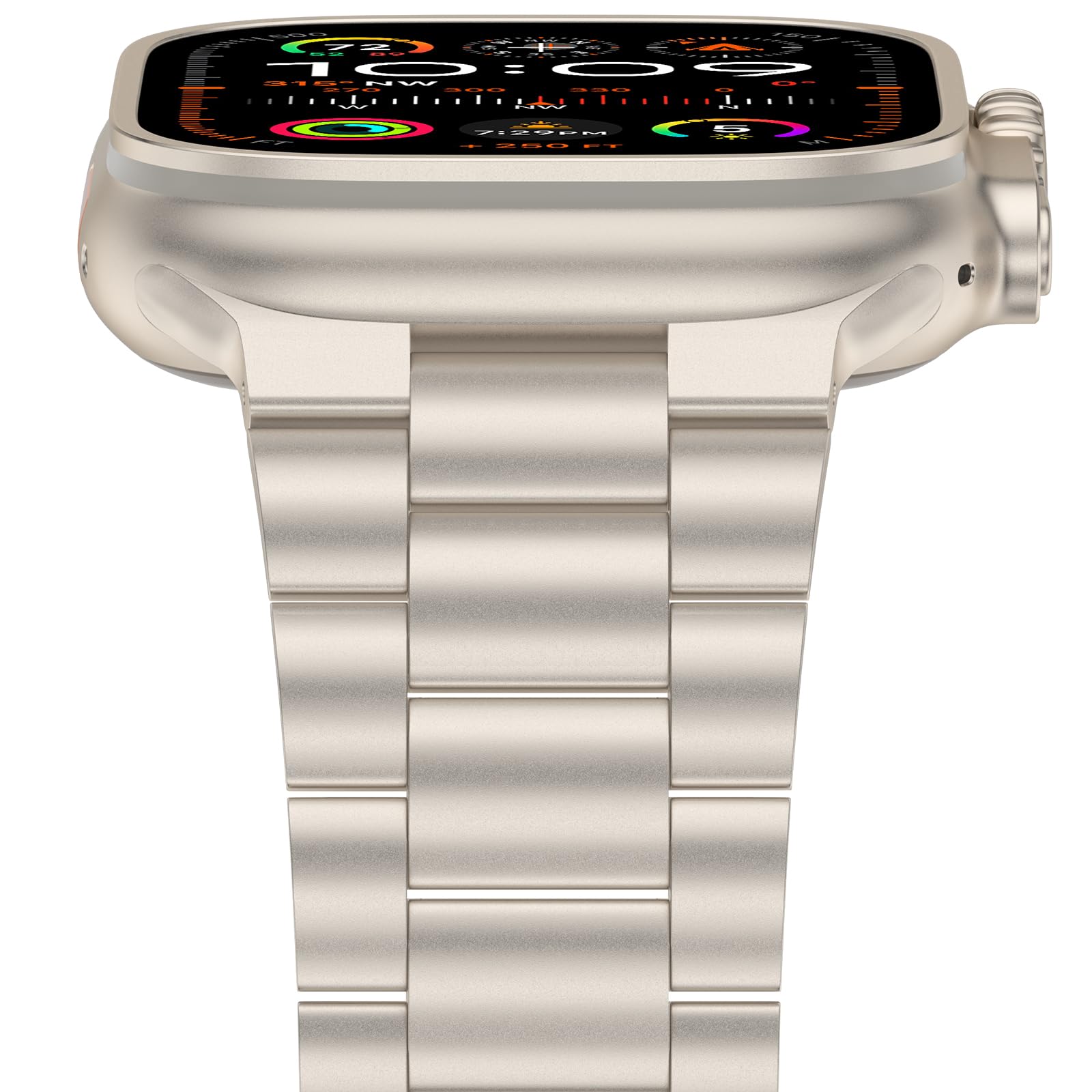 Iiteeology Lightweight Stainless Steel Band Designed For Apple Watch Series 1 10, 42Mm, 41Mm, 40Mm, 38Mm,Se &Se2,Replacement Iwa