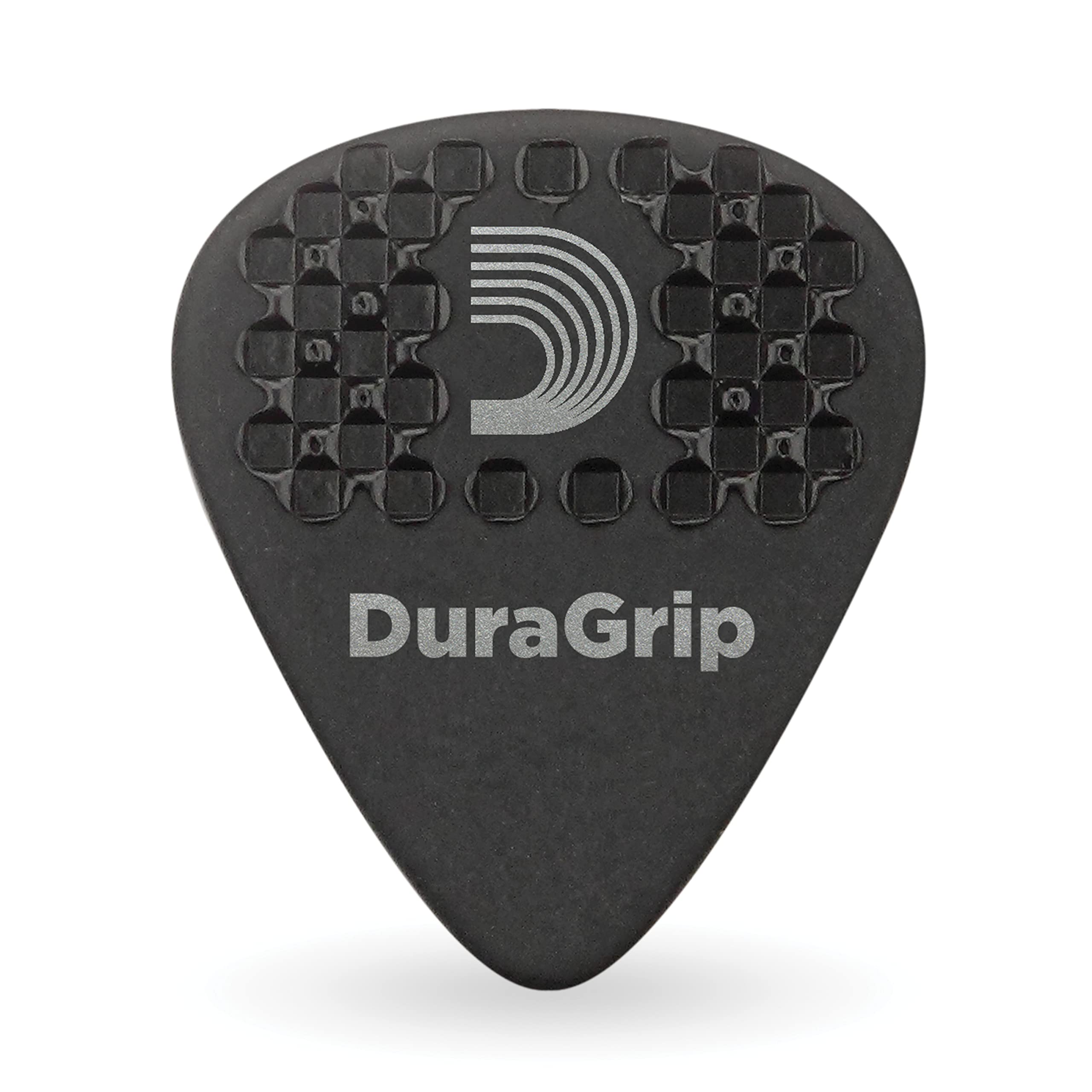 D'Addario Duragrip Guitar Picks   Guitar Accessories   Grip Stamped   Guitar Picks With Grip For Acoustic Guitar, Electric Guita