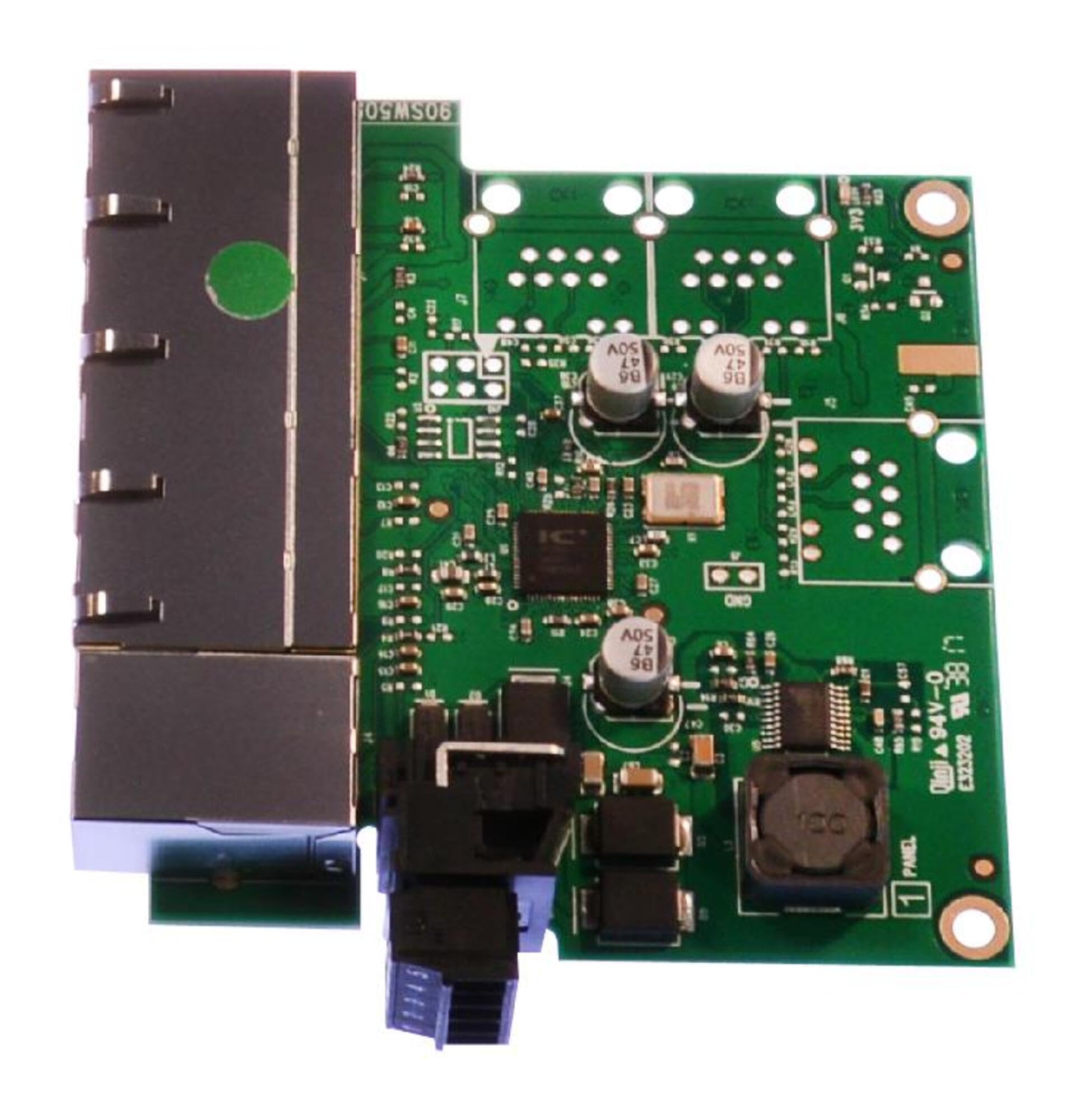 Brainboxes SW-105 Industrial Embeddable 5 Port Ethernet Switch 5 X Fast Ethernet Network Twisted Pair 2 Layer Supported Plug-in