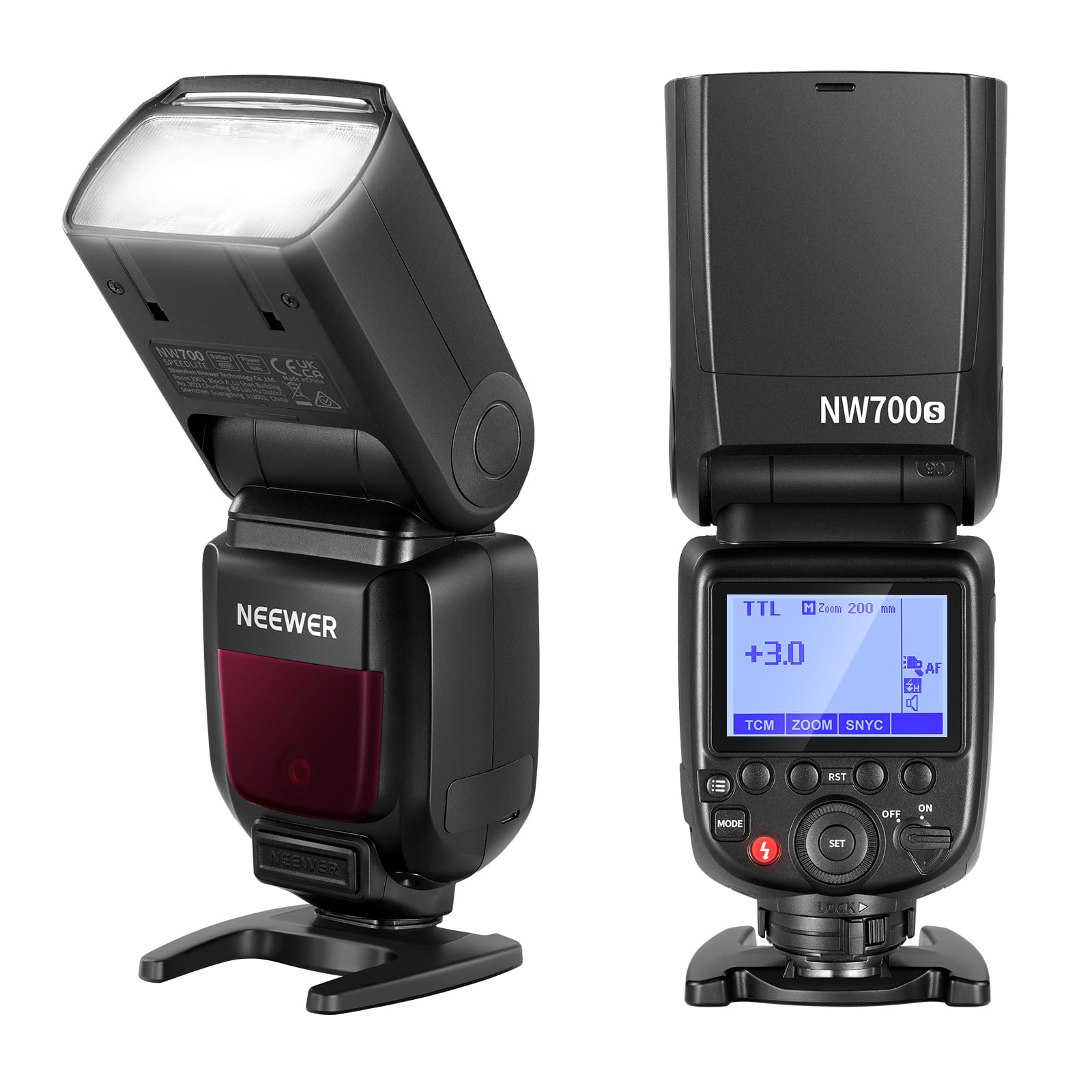 Neewer Nw700 S Ttl Flash Speedlite Compatible With Sony Dslr Cameras, 1/8000S High Speed Sync Speedlight, 1/1 1/256 Output, Tcm