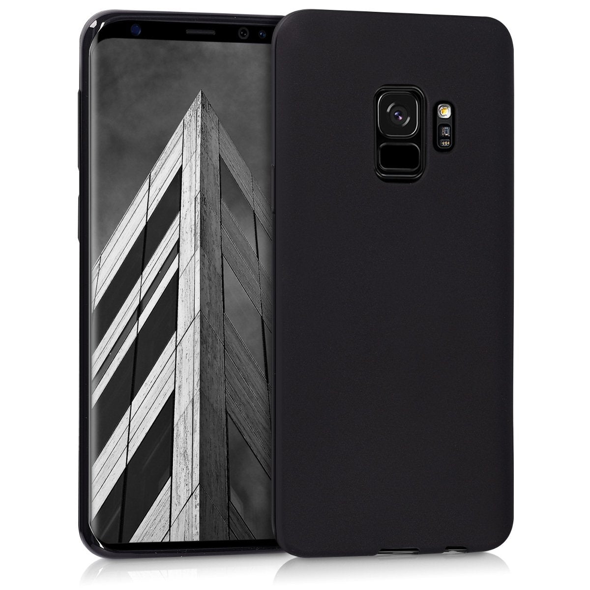 Kwmobile Case Compatible With Samsung Galaxy S9 Case   Soft Slim Protective Tpu Silicone Cover   Black Matte