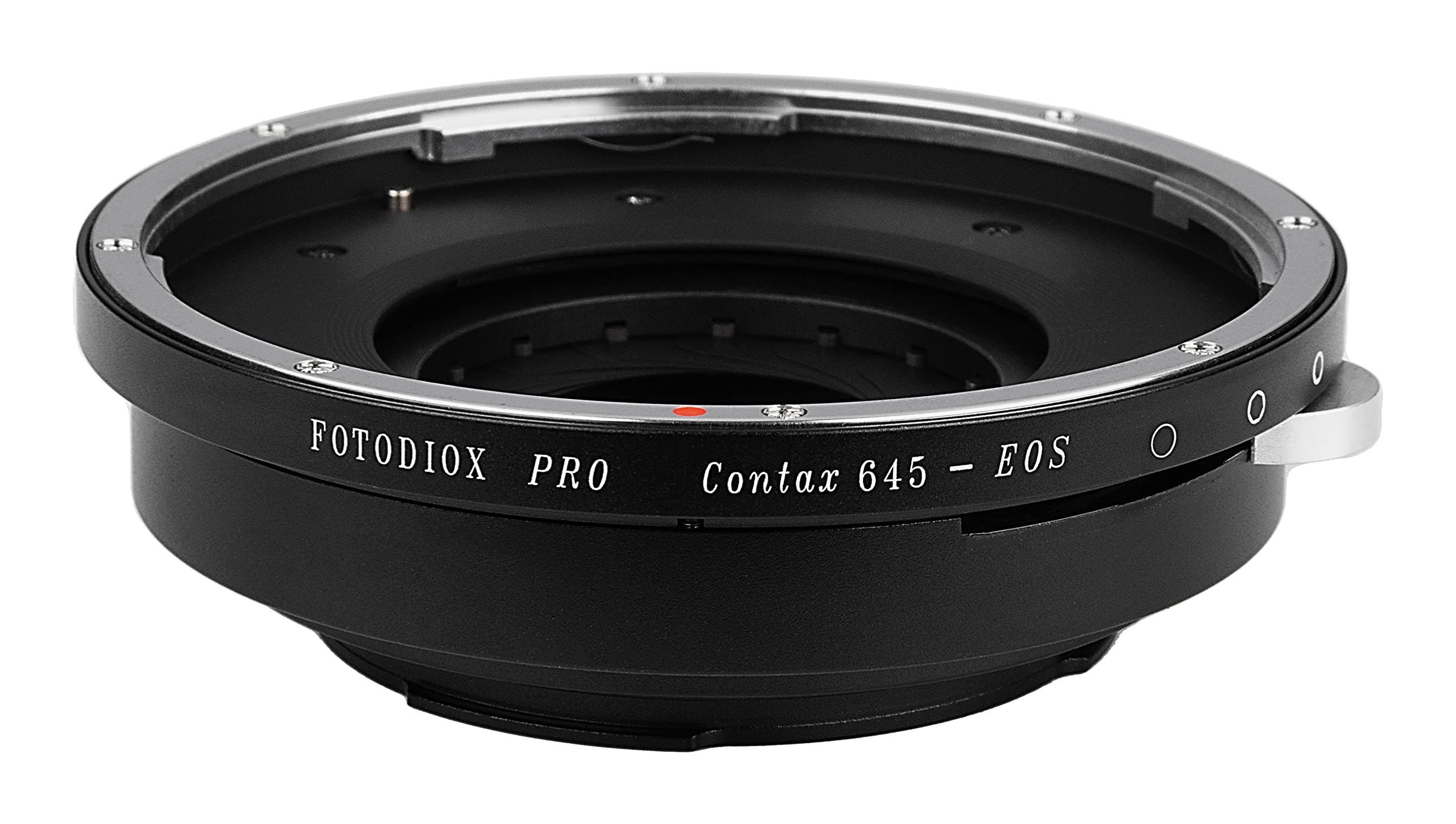 Fotodiox Pro IRIS Lens Mount Adapter Compatible with Contax 645 Lenses to Canon EOS EF/EF-S Cameras