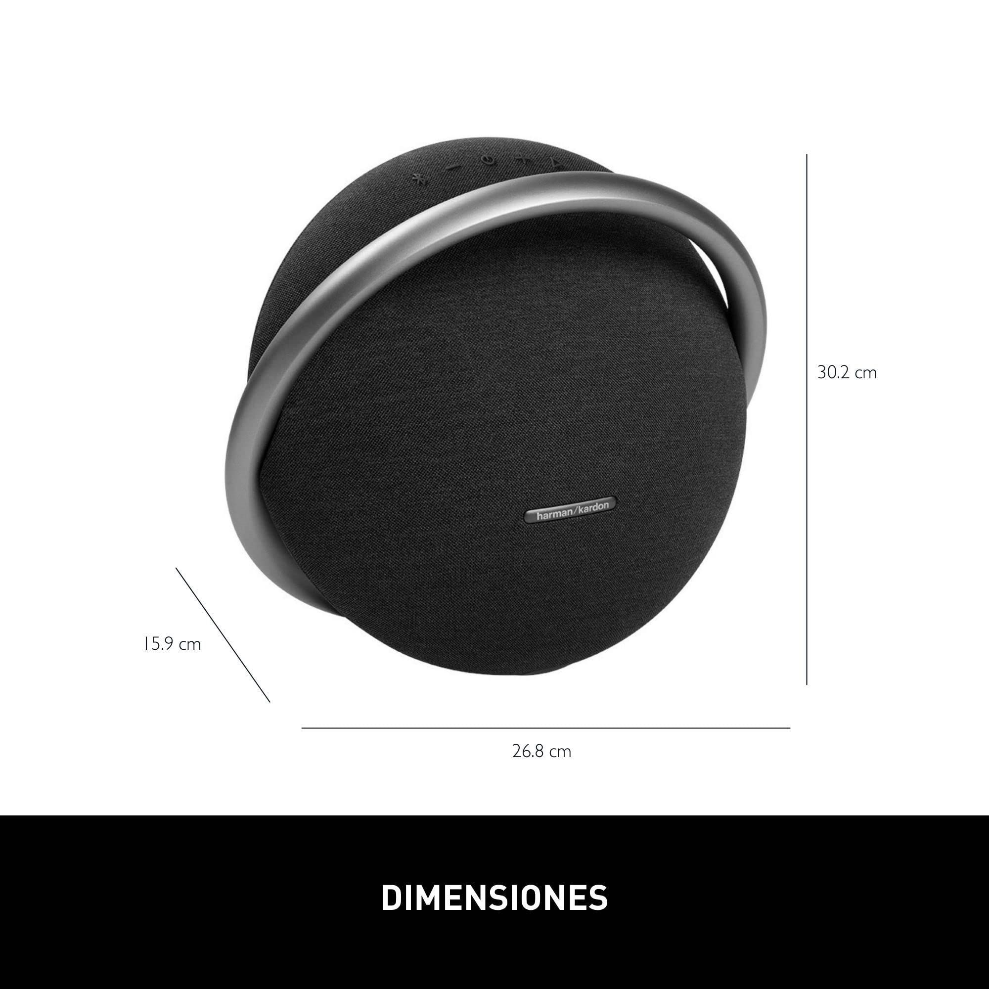 Harman Kardon Onyx Studio 7 Bluetooth Wireless Portable Speaker   8 Hours Music Play Time   Black