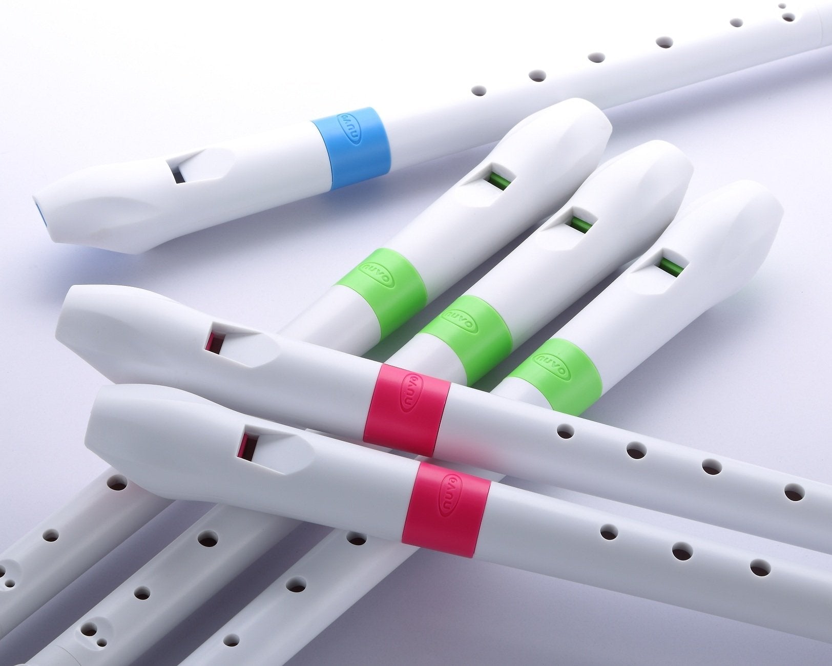 Nuvo N310Rdbl Recorder With Case, White/Blue