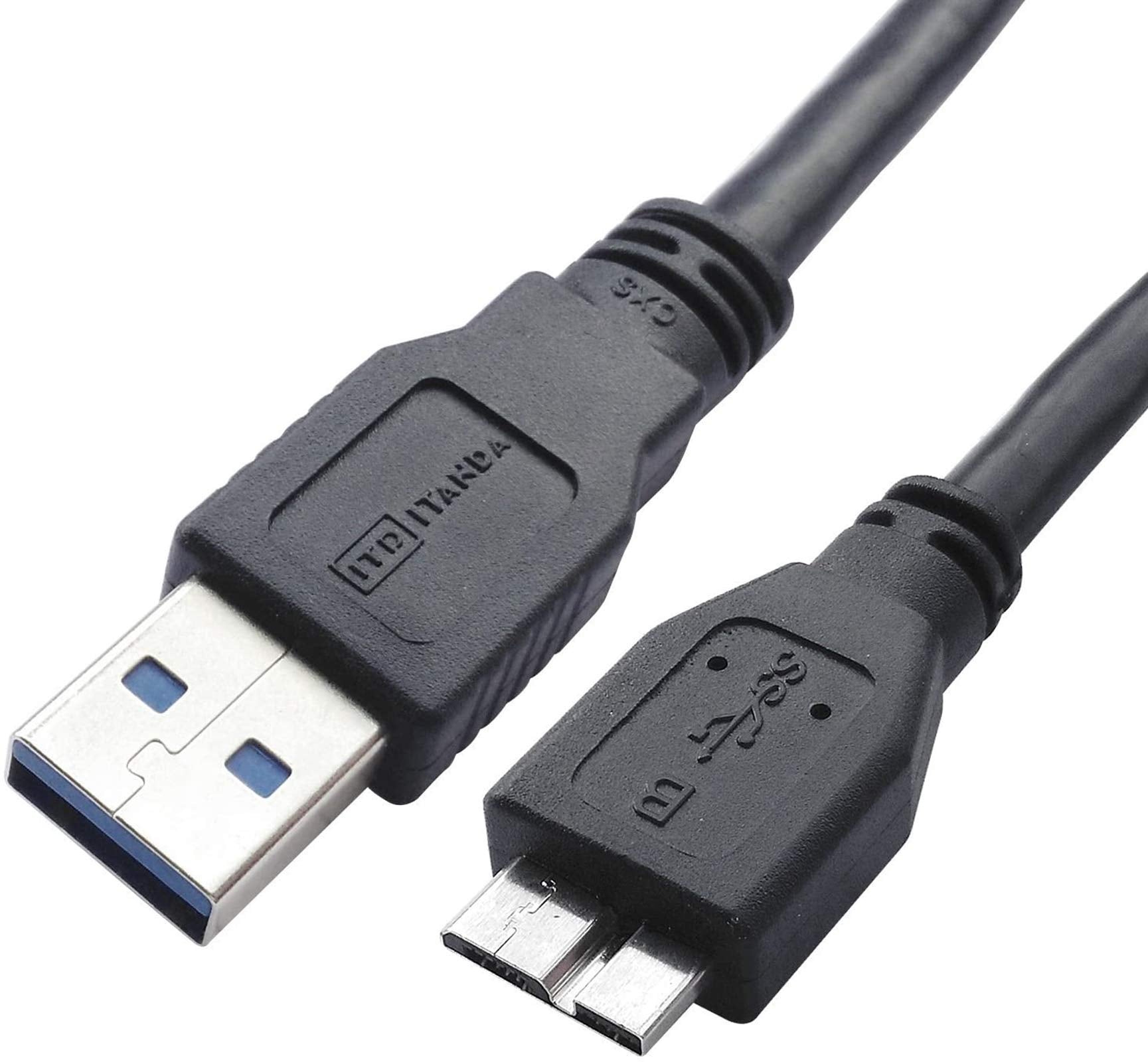 Micro Usb 3.0 Cable, External Hard Drive Cable Usb 3.0 A To Micro B Cable Compatible With Samsung Galaxy S5, Note 3, Note Pro 12