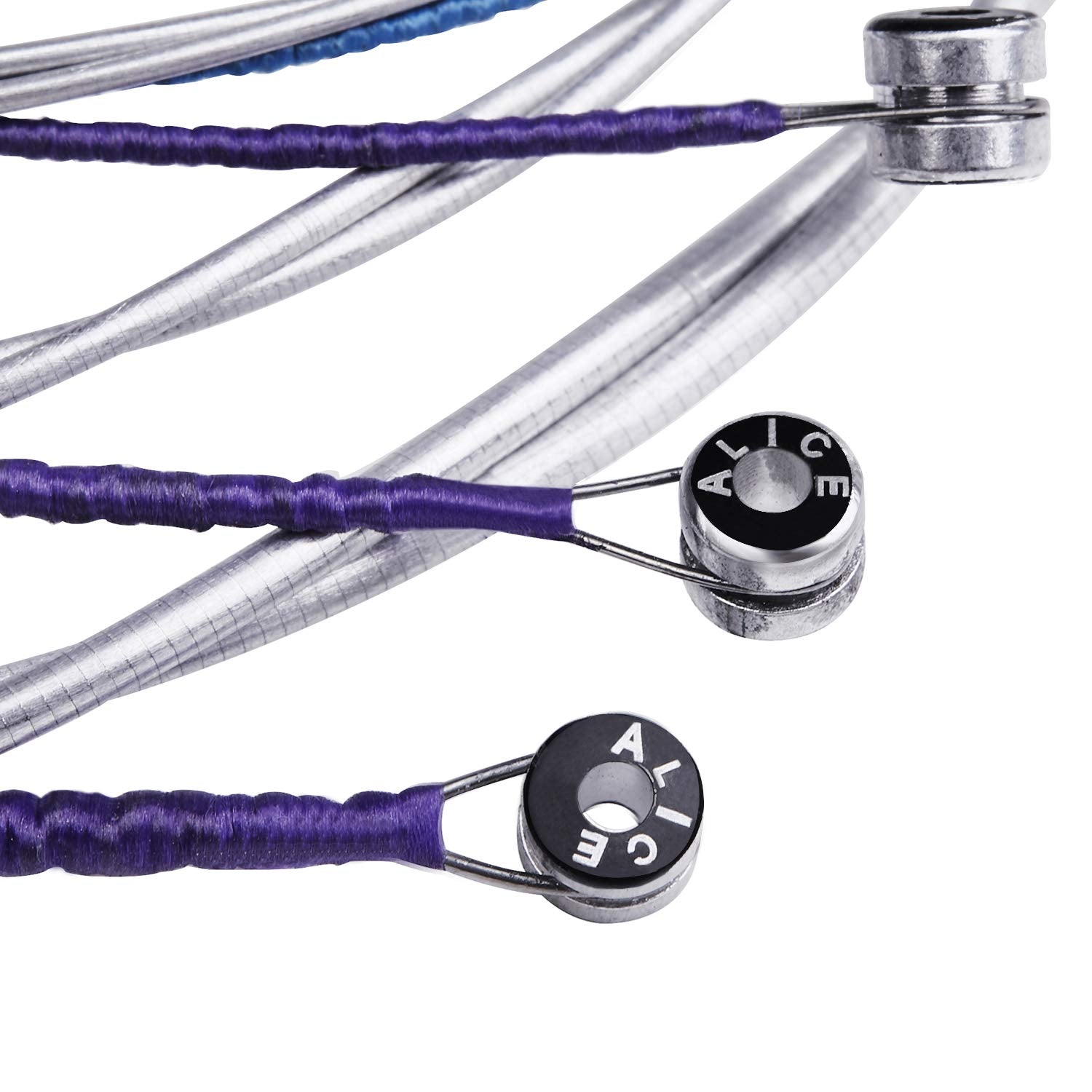 Alice Cello Strings 4/4 Full Set   Well Balanced & Deep Forceful Timbre, Steel Core With Alloy Winding, Full Set Of Cello String