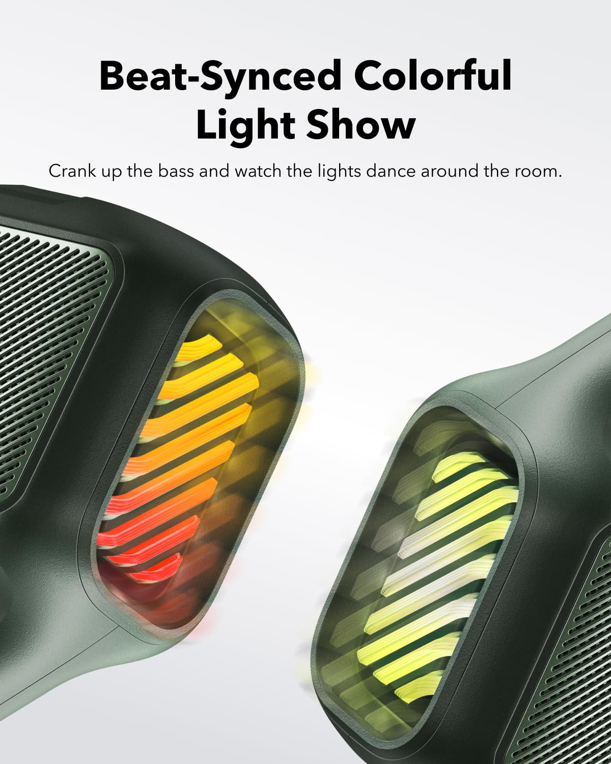 Soundcore Boom 2 Outdoor Speaker, 80W, Subwoofer, Bassup 2.0, 24H Playtime, Ipx7 Waterproof, Floatable, Rgb Lights, Usb C, Custo