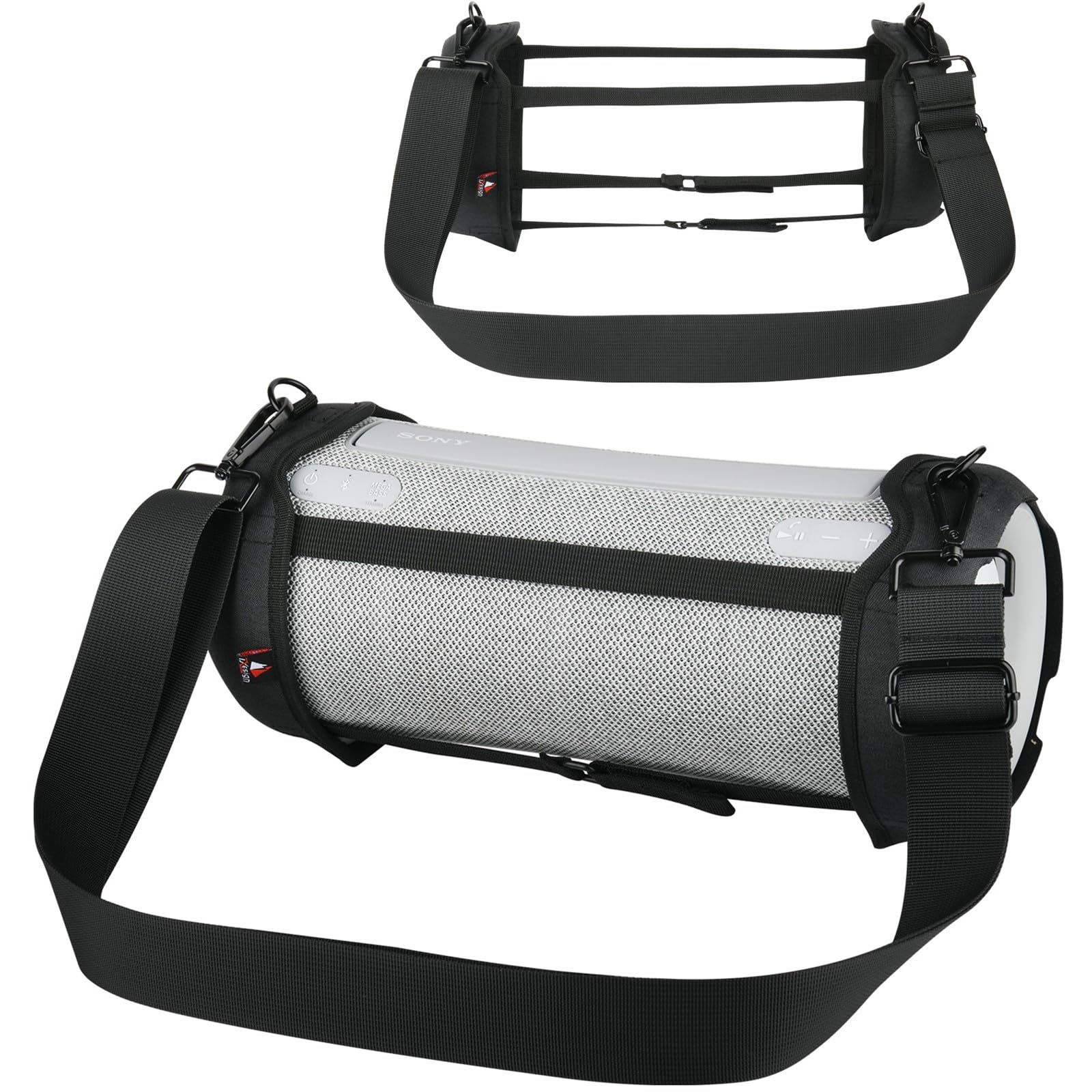 Txesign Hard Eva Cover For Sony Srs-Xg300 X-Series Portable Speaker, Travel Carrying Strap Case Sony Srs-Xg300 Two Sides Speaker