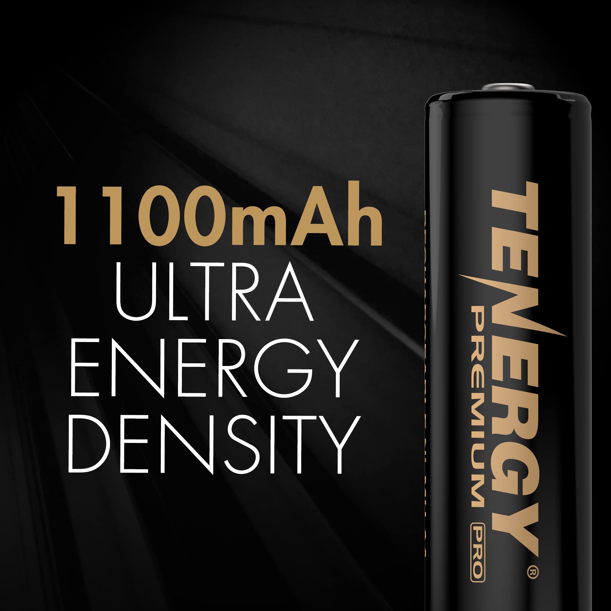 Tenergy Premium Pro Rechargeable Aaa Batteries, High Capacity 1100Mah Nimh Aaa Battery, 8 Pack Rechargeable Batteries