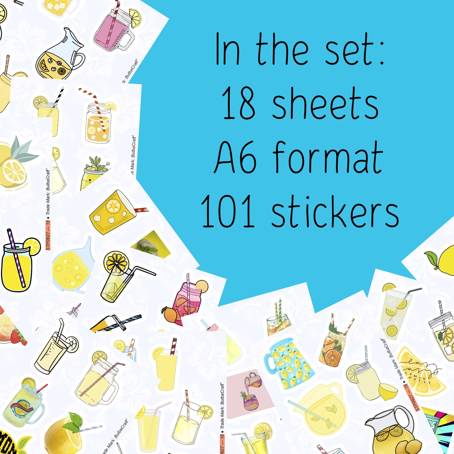 Lemonade Stickers For Water Bottle And Laptop   Waterproof Vinyl Lemonade Decals, Lemonade Gifts, Women, Men   Lemonade Birthday