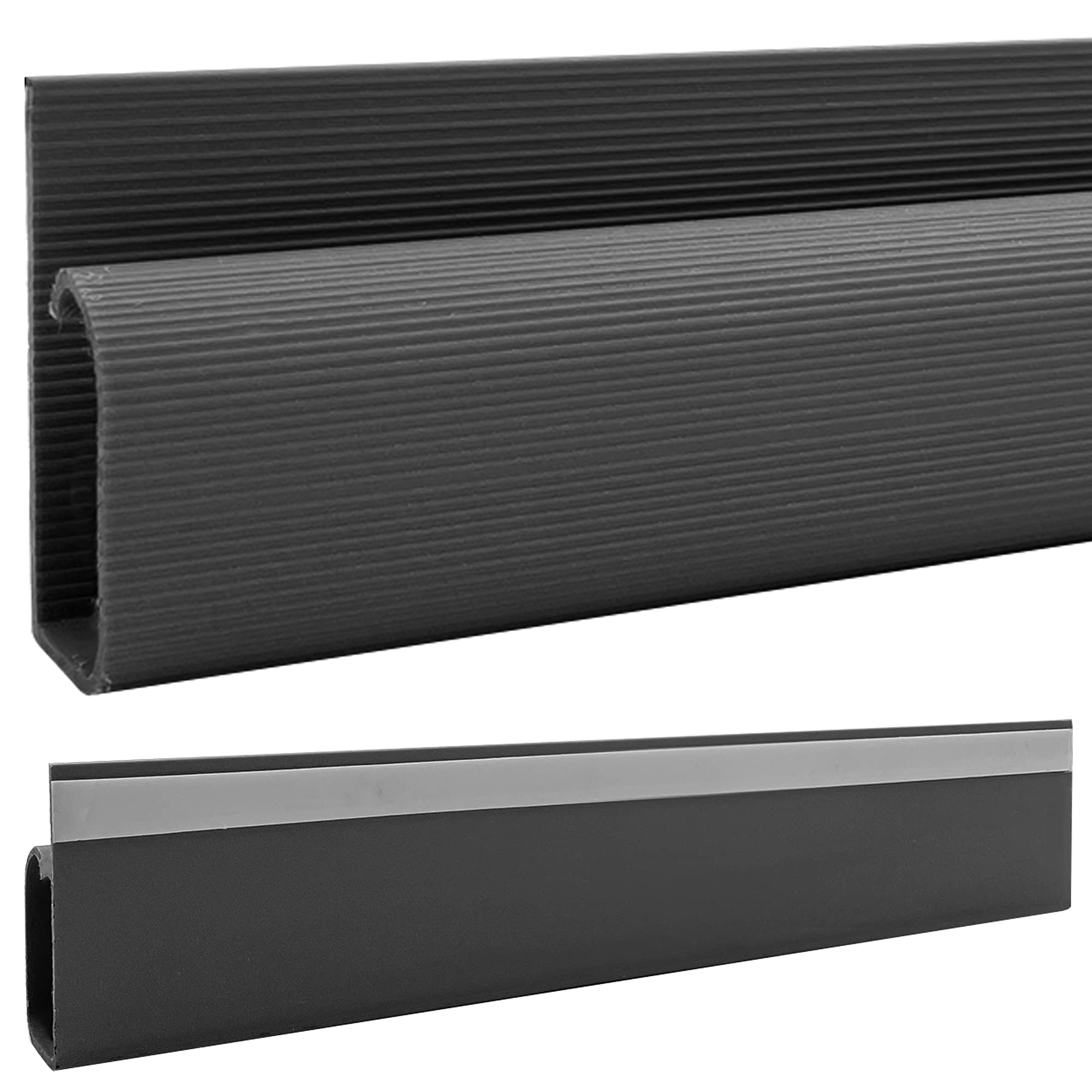 Electriduct Large J Channel Cable Raceway Self Adhesive Desk Cord Organizer And Wire Manager For Computer, Gaming And Entertainm