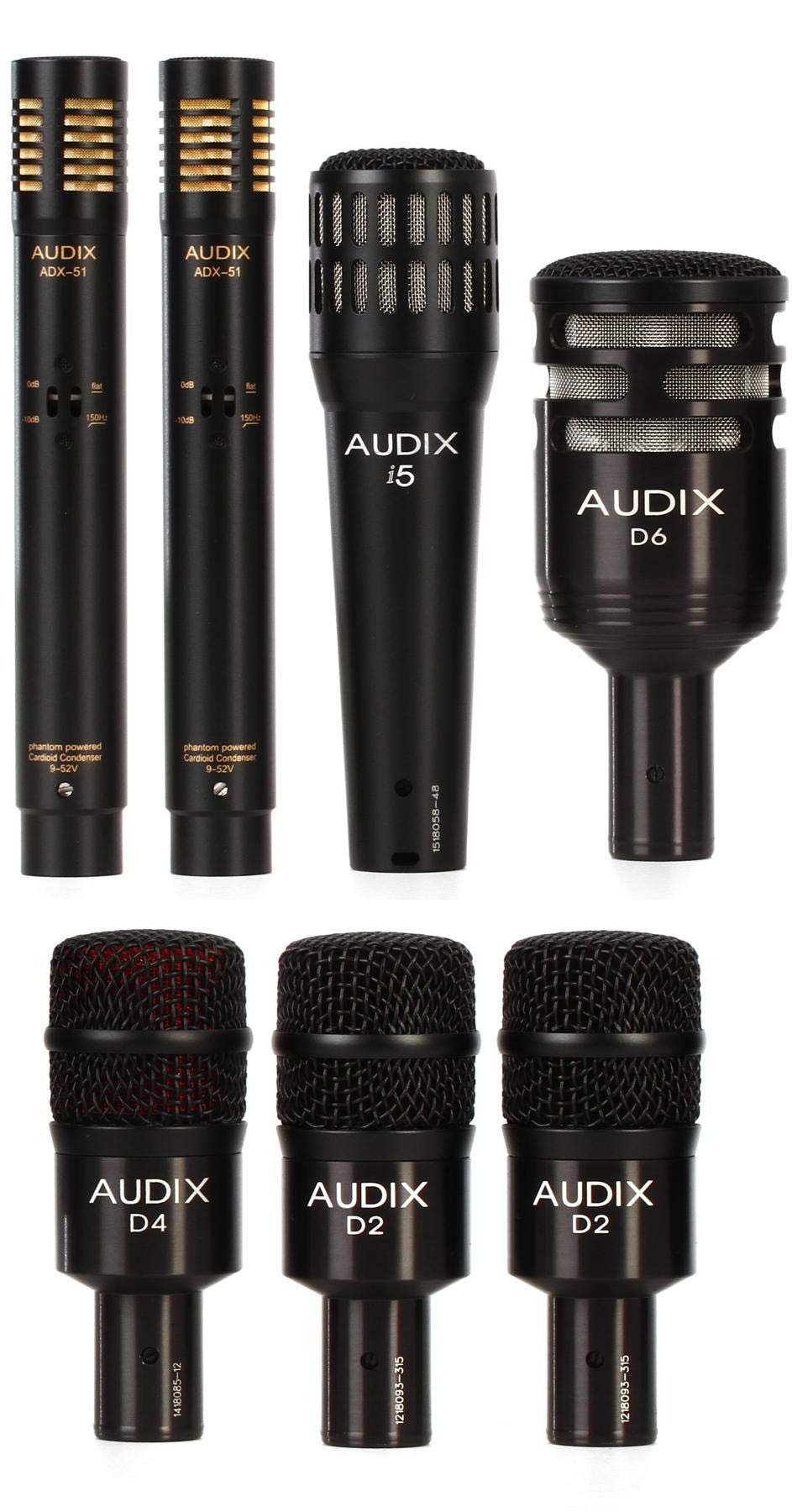 Audix Dp7 Drum Mic Package For Live Sound Or In The Studio