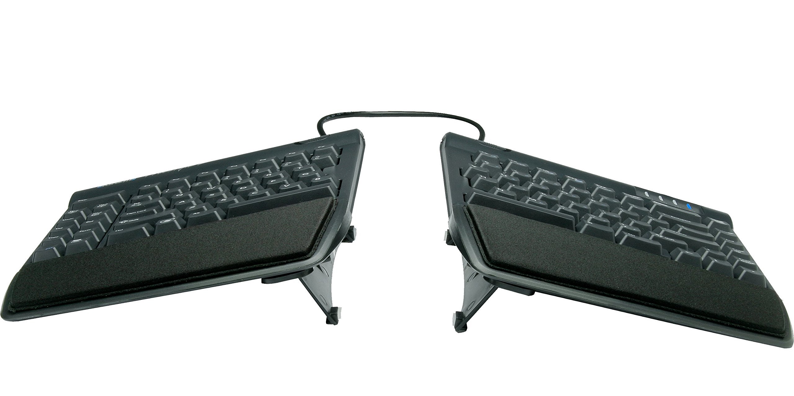 KINESIS Freestyle2 Ergonomic Keyboard with VIP3 Lifters, 9" Separation, USB-A, Black, Model KB820PB-US