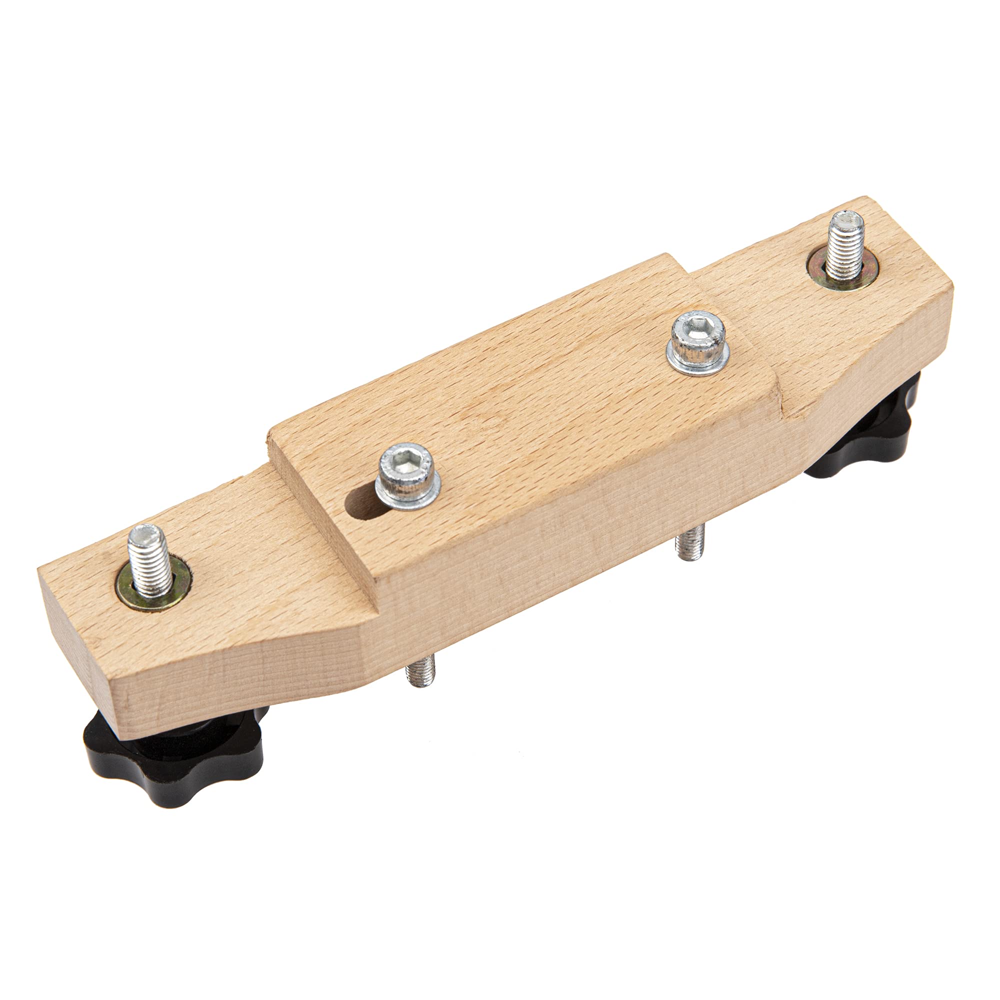 1Set Yootones Solid Maple Guitar Bridge Clamp With Cork Gasket L Wrench Compatible With Classical/Acoustic Guitar Accessory Luth