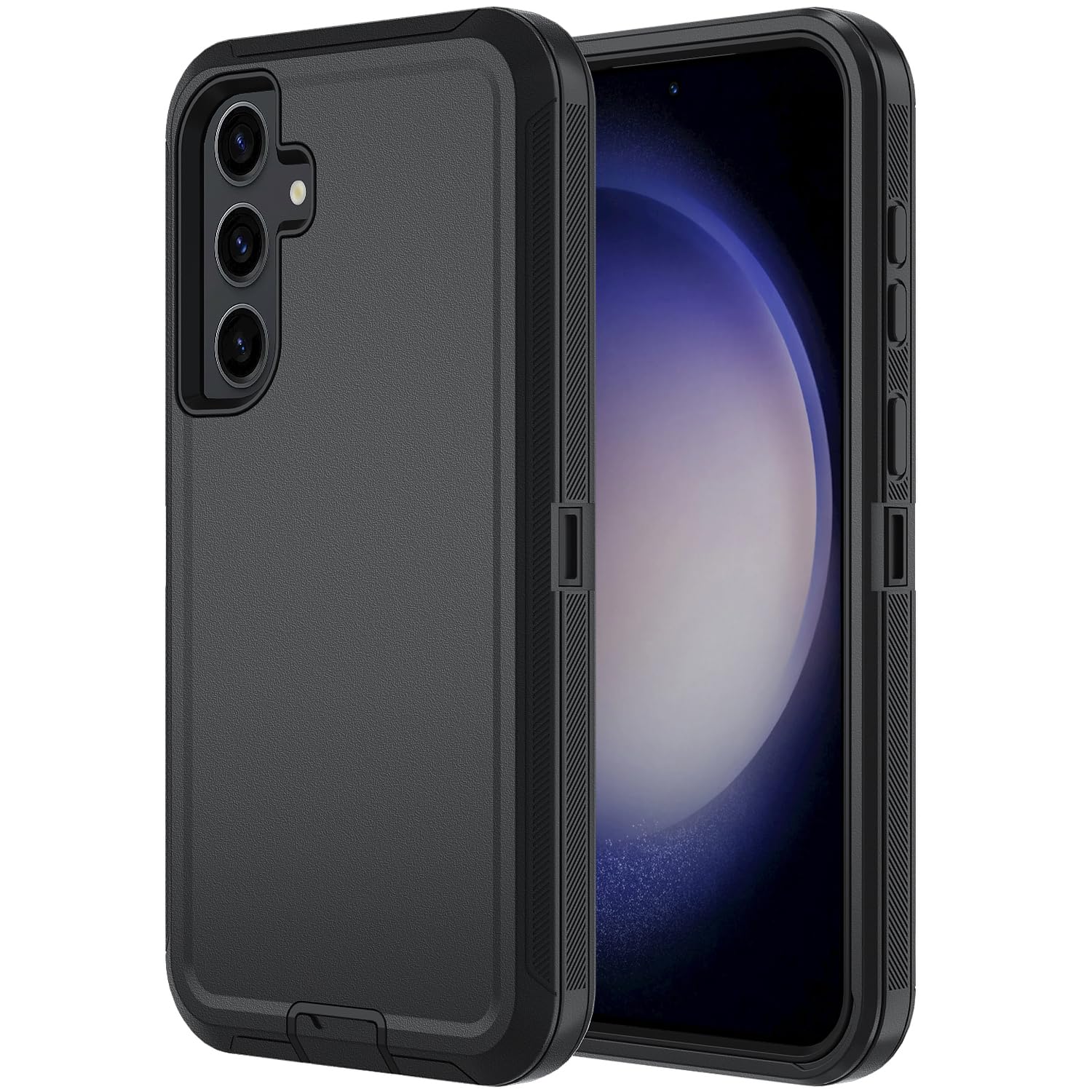 Muitq For Samsung Galaxy A36 Case, A36 5G Heavy Duty Case,[Glass Screen Protector] [Military Grade Protective ] [Shockproof] [Dr