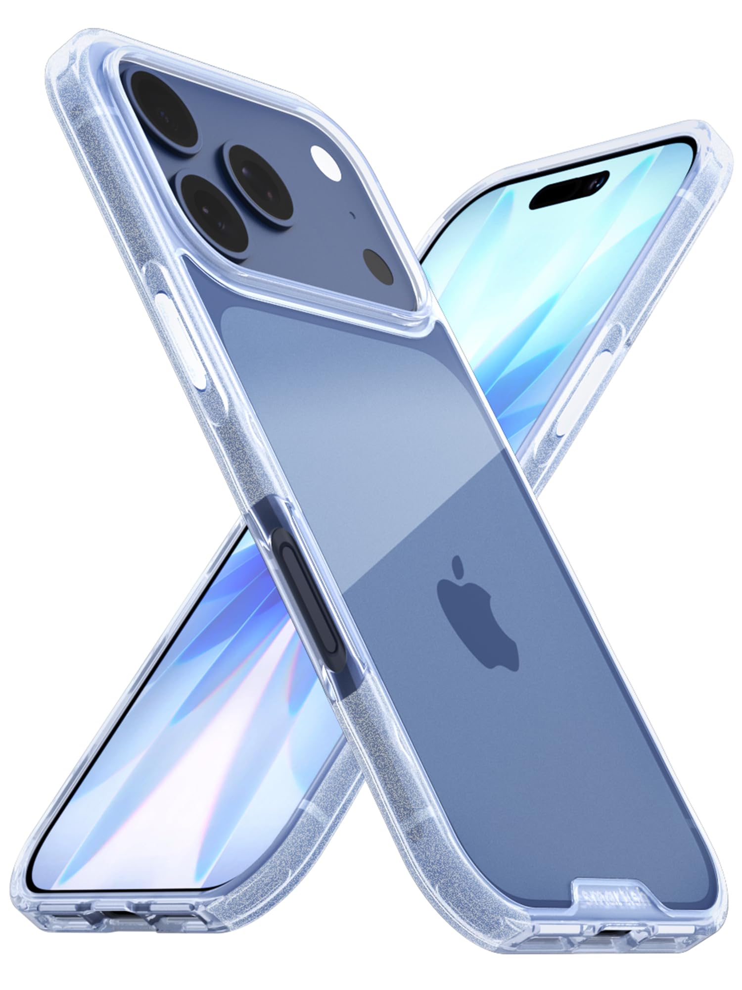 Smartish iPhone 17 Pro Clear Case - Gripmunk [Lightweight + Protective] Anti-Yellowing Slim Case - Drop Tested Ultra Thin Grip C