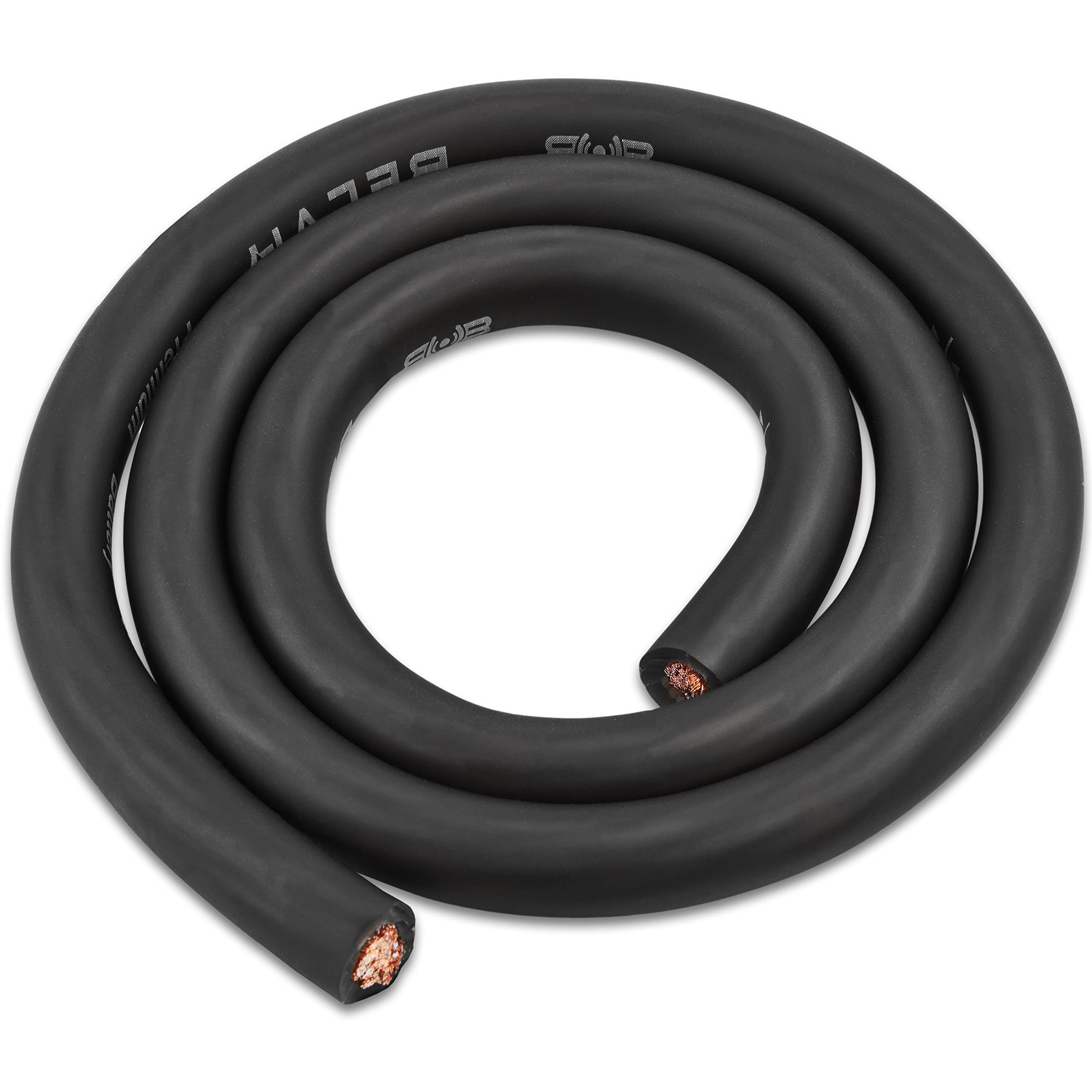 Belva True 1/0 Gauge Awg Premium Cca Complete Amplifier Wiring Kit With Ofc 2 Channel Rca Cable   Bak02Bl Blue