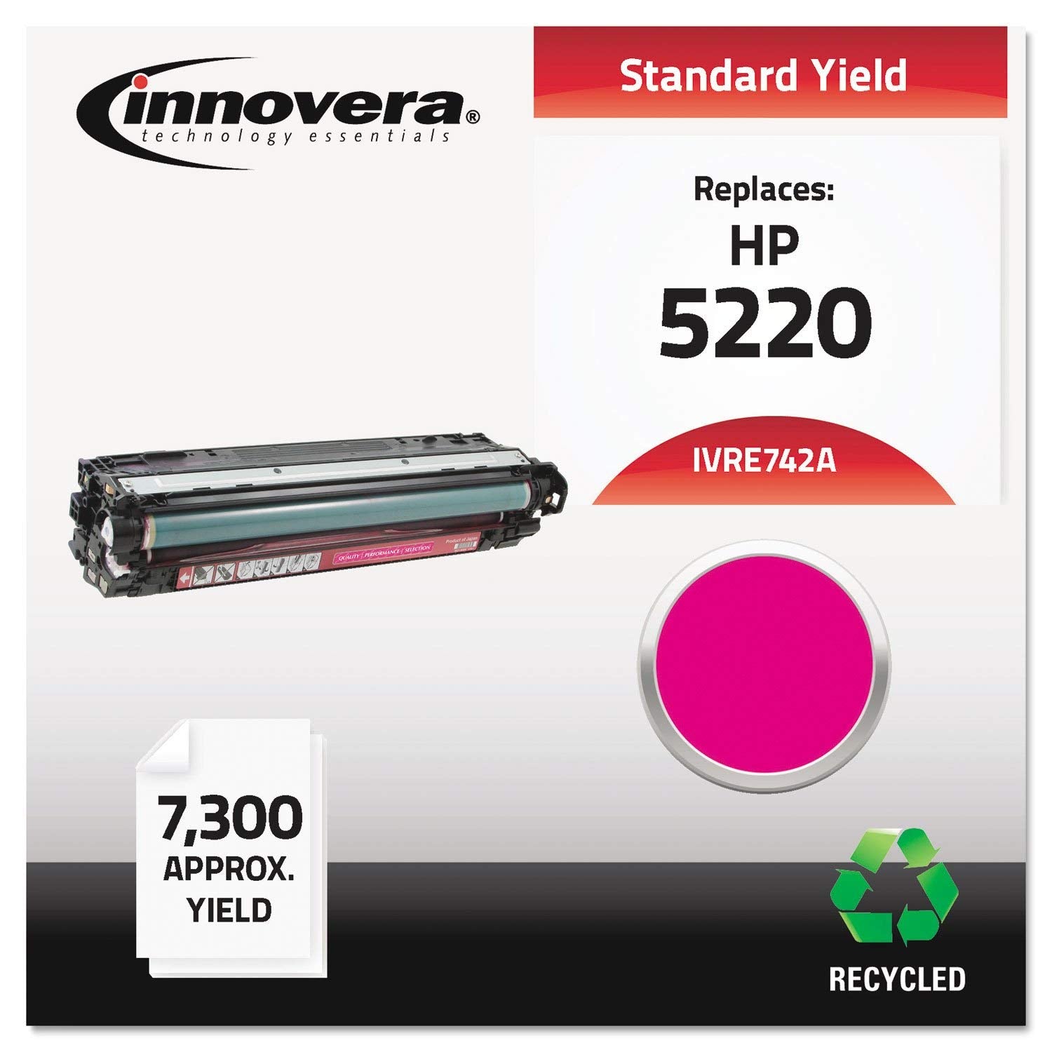 Innovera Ivre743A Remanufactured 7300 Page Yield Toner For Hp 307A (Ce743A)   Magenta