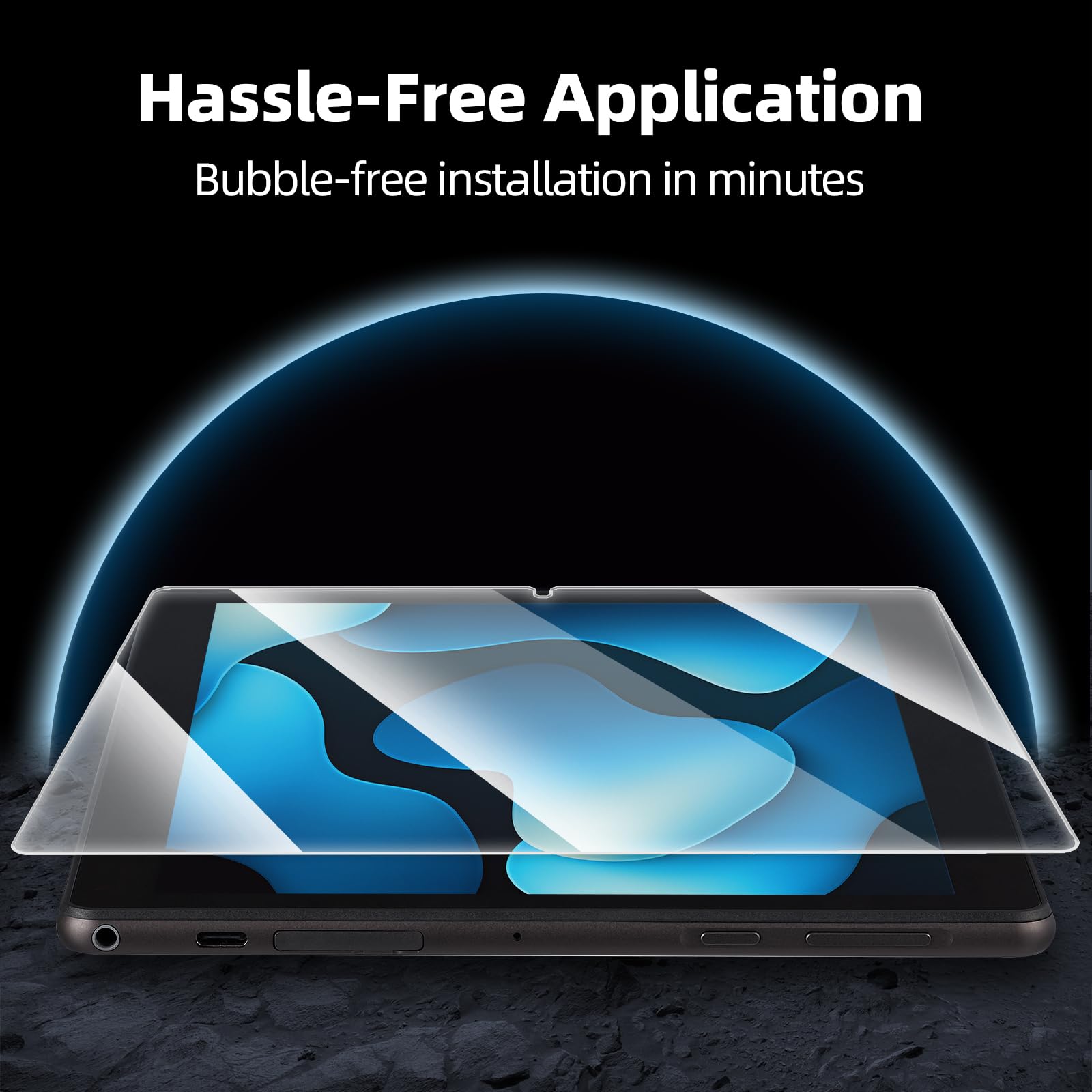 3 Pack Onn 10.1 Inch Tablet Screen Protector,10.1'' Tempered Glass Screen Protector For Onn 10.1 Tablet (2022, 3Rd Gen),Anti Scr