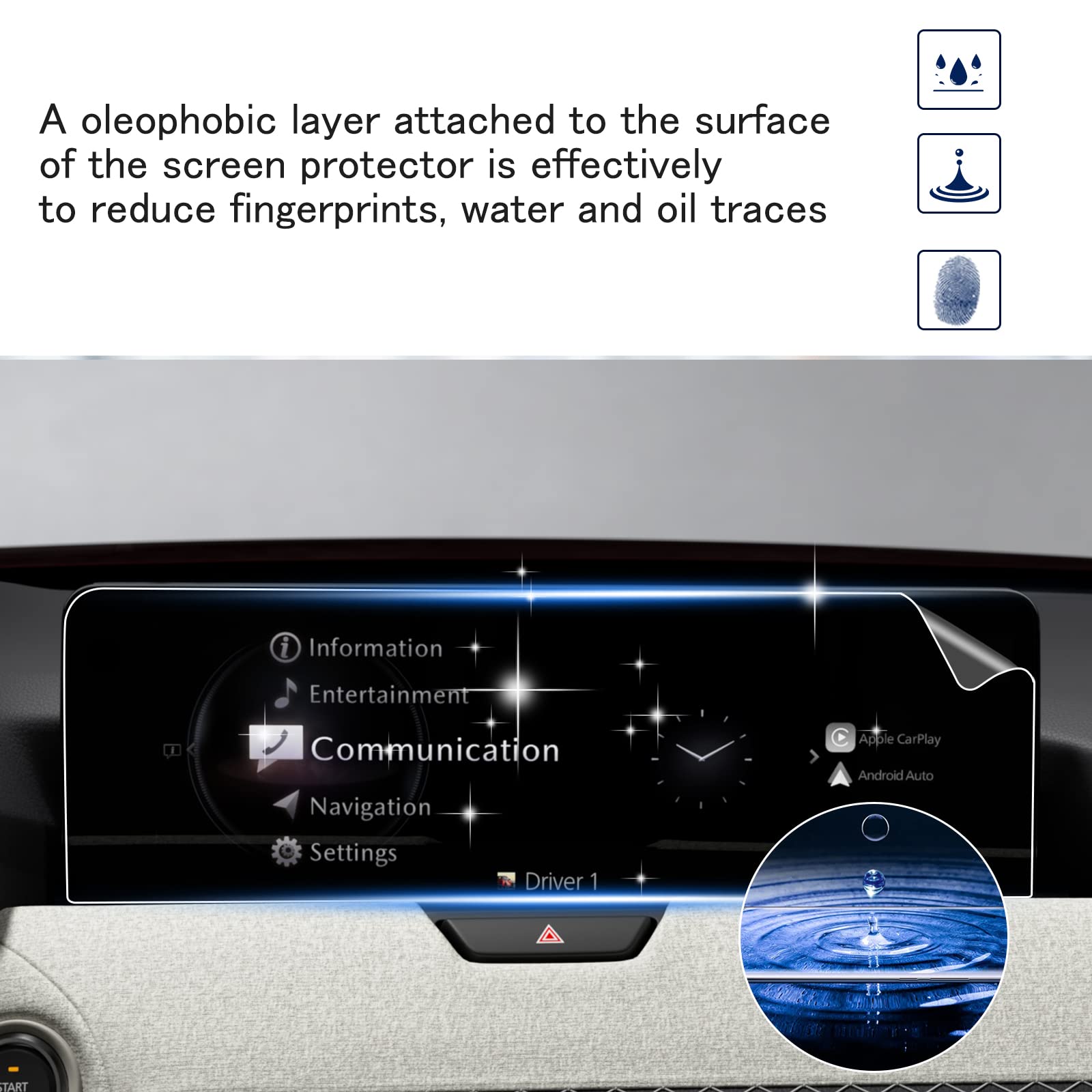 Shaohao For 2024 Mazda Cx 90 Screen Protector 2024 Cx 90 Screen Protector 12.3 In 2024 Mazda Cx 90 (Turbo Premium Plus/Turbo S) & 2024 Cx 90 Phev Premium Plus Touch Screen 12.3' Cx 90 2024 Accessories