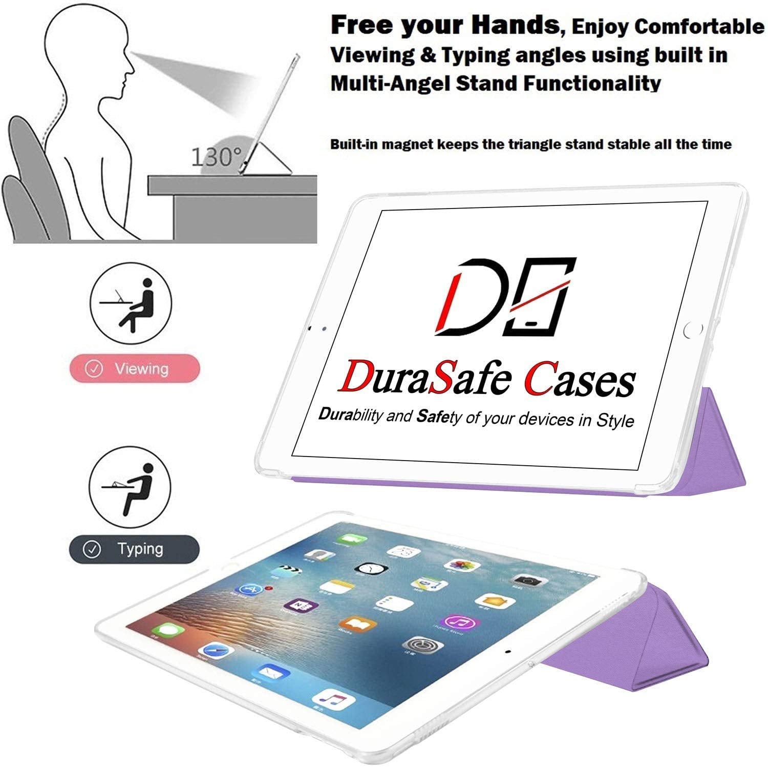 Durasafe Cases For Ipad 2Nd 2011 3Rd 4Th Gen 2012 9.7 [Ipad 4 Ipad 3 Ipad 2 Old Model ] A1458 A1416 A1395 Mc705Ll/A Md328Ll/A Md