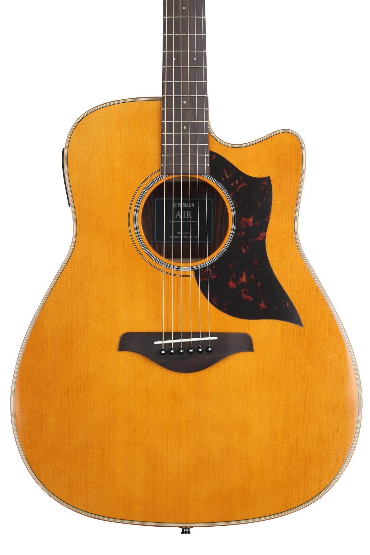 Yamaha A-Series A1R Acoustic-Electric Guitar, Vintage Natural