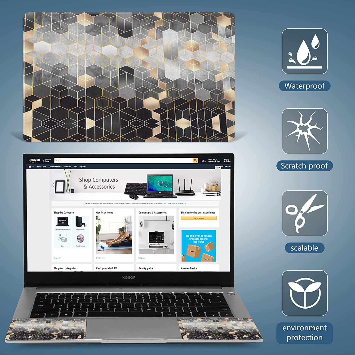 12.1 13 13.3 14 15.4 15.6 Inches Laptop Skin Sticker Universal Netbook Skin Sticker Reusable Notebook Art Protector Cover By Aor