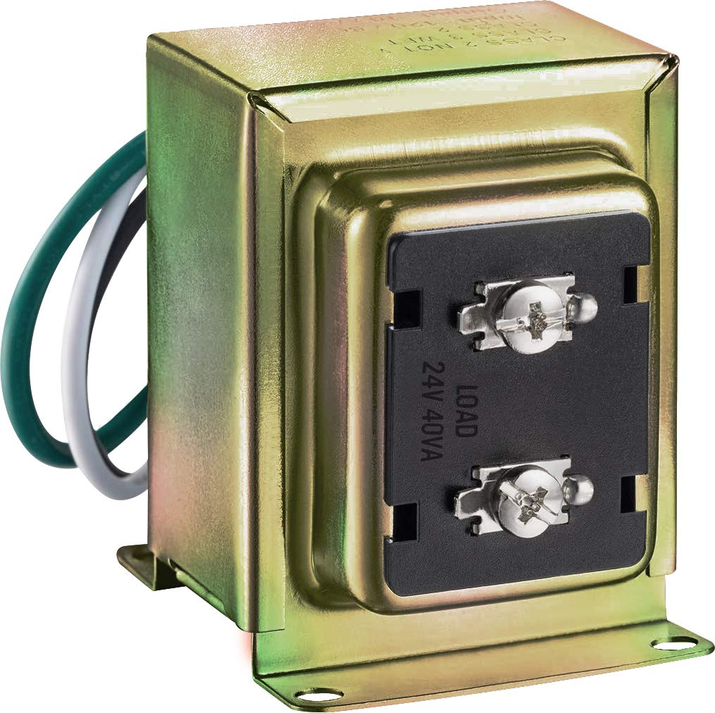 Newhouse Hardware 40Tr 24 Volt 40Va Wired Door Bell Transformer For Powering Multiple Smart Doorbells And Thermostats, Gold