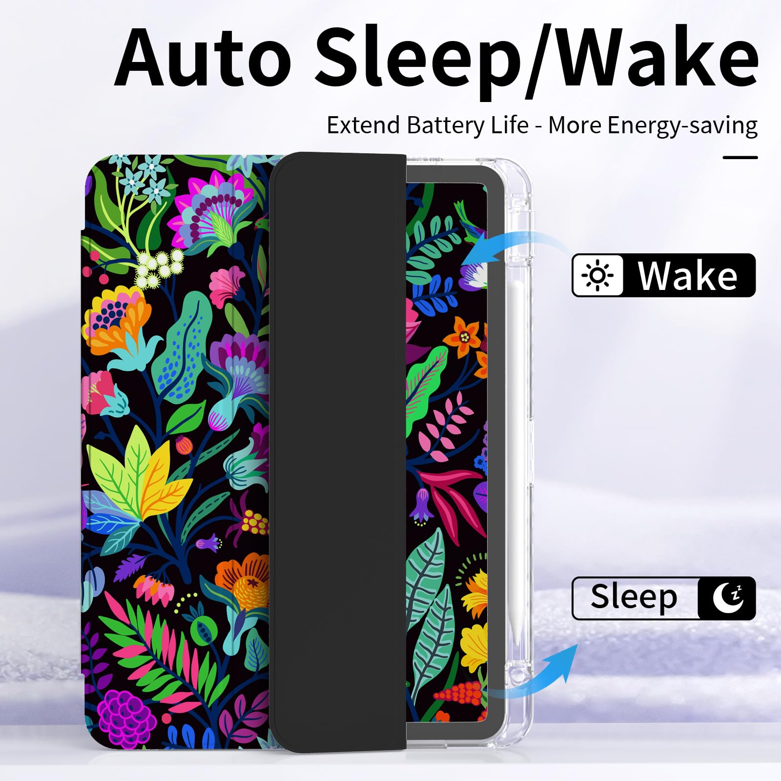 Piznernico For Ipad Air 6Th 11 Inch M2 Case 2024, Ipad Air 5Th/4Th Generation Case 10.9, Ipad Pro 11 Inch Case 4Th/3Th/2Th/1St G