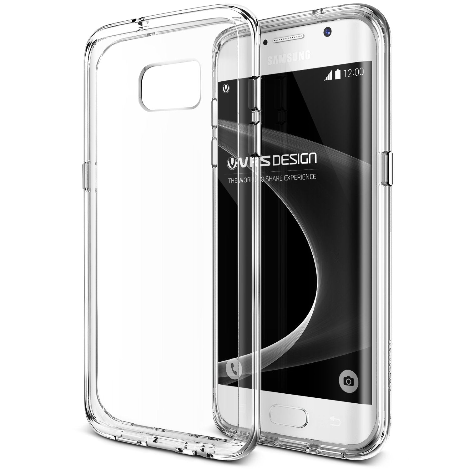 Galaxy S7 Edge Case, Vrs Design [Crystal Mixx][Transparent]   [Clear Cover][Slim Protection] For Samsung S7 Edge
