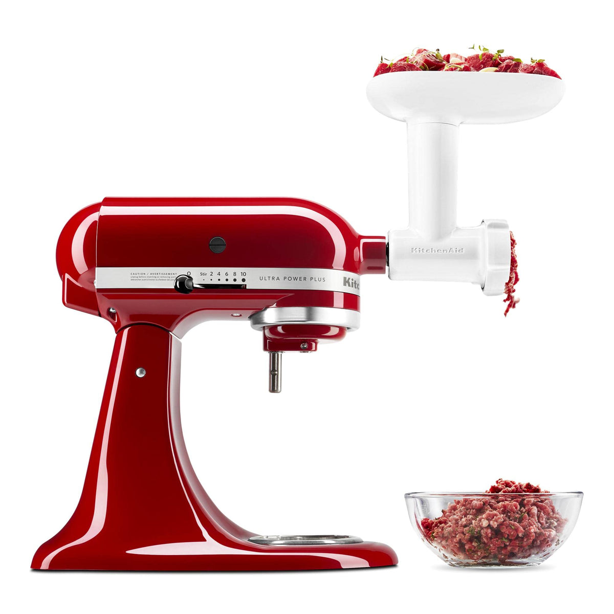 Kitchenaid Stand Mixer Attachment, Ksmfga Food Grinder, White