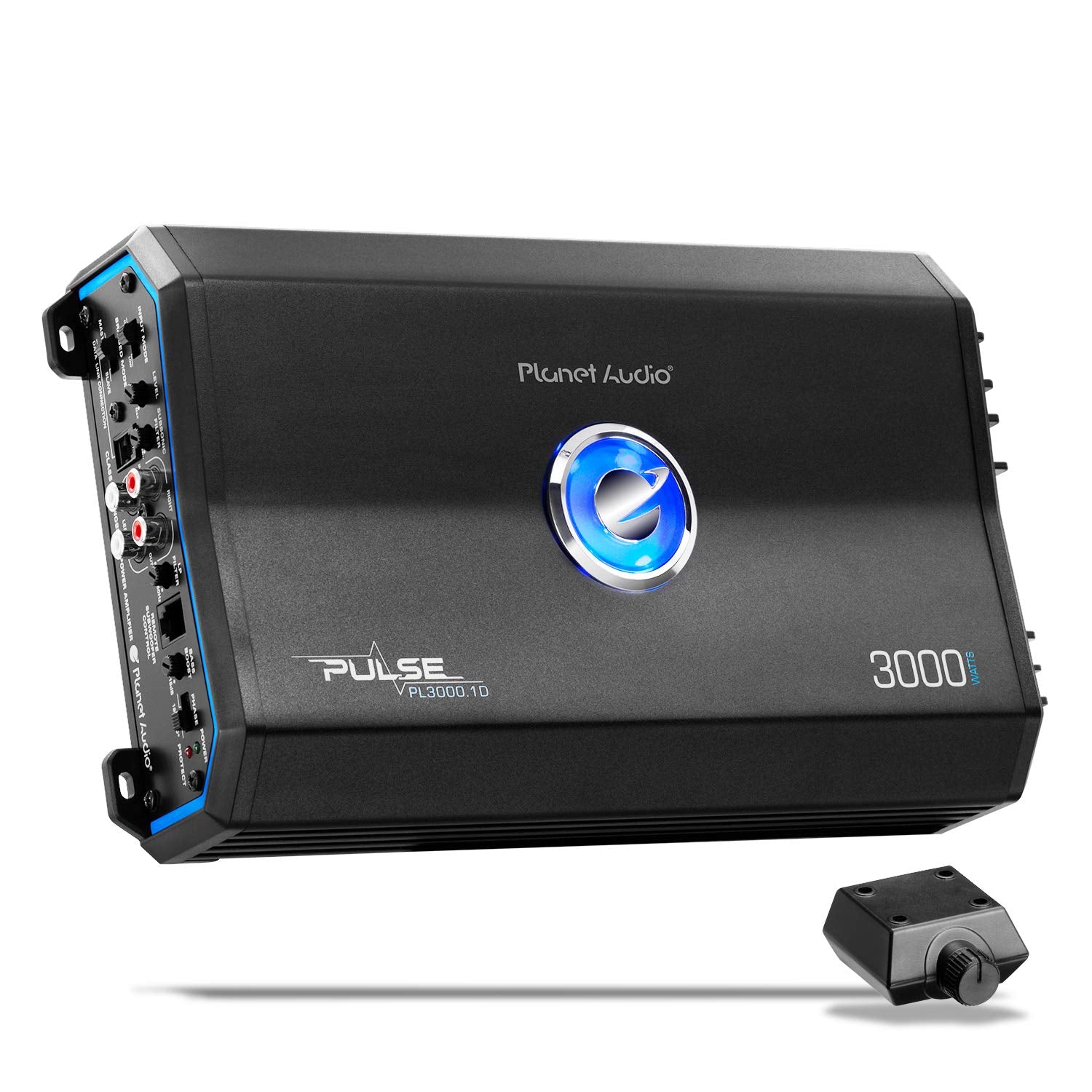 Planet Audio PL3000.1D Pulse Series Car Audio Amplifier 3000W Monoblock Class D 1 Ohm Stable Black